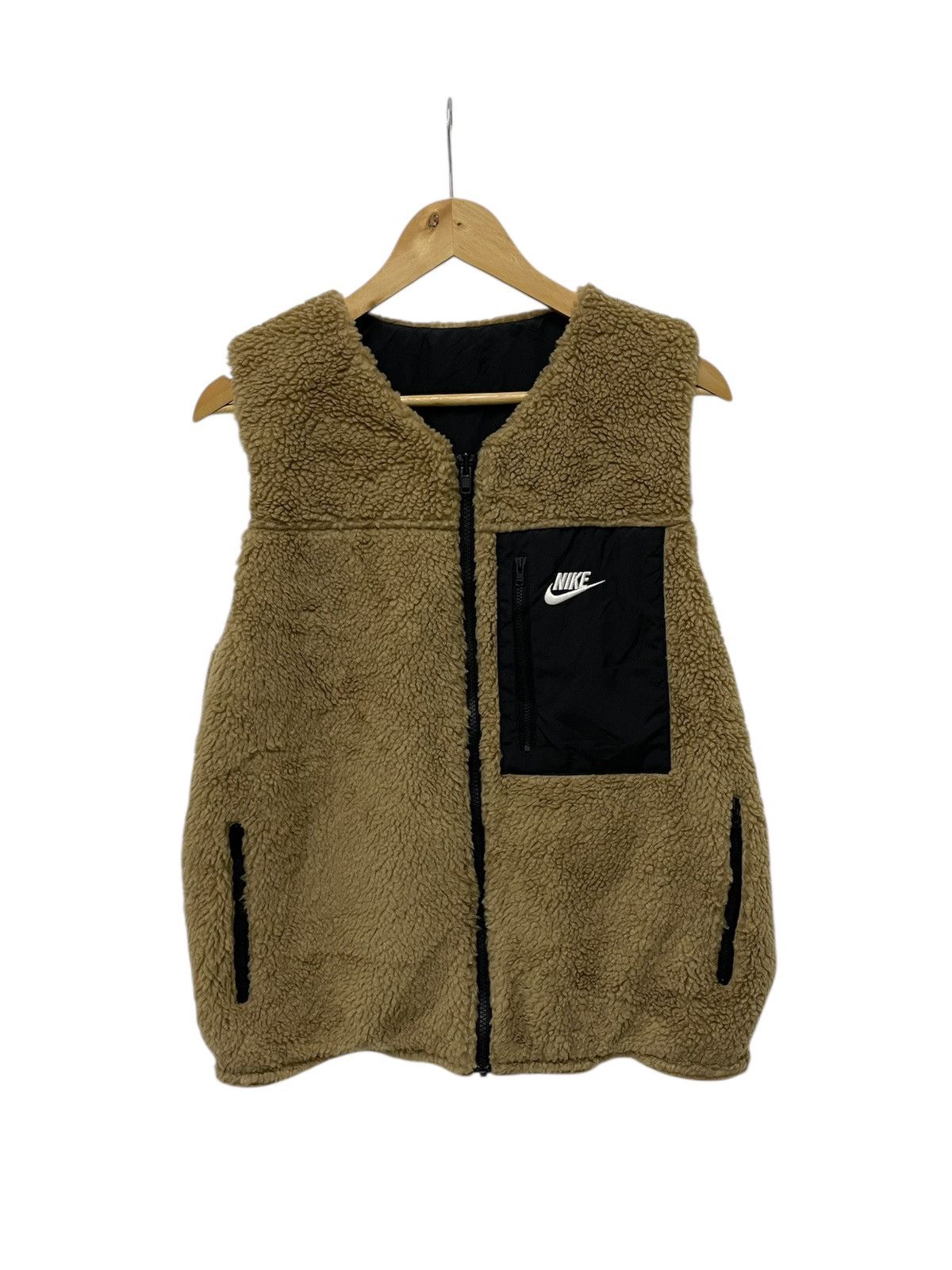 Nike Nike Club Reversible Winterized Fleece Vest Size US M / EU 48-50 / 2 - 2 Thumbnail