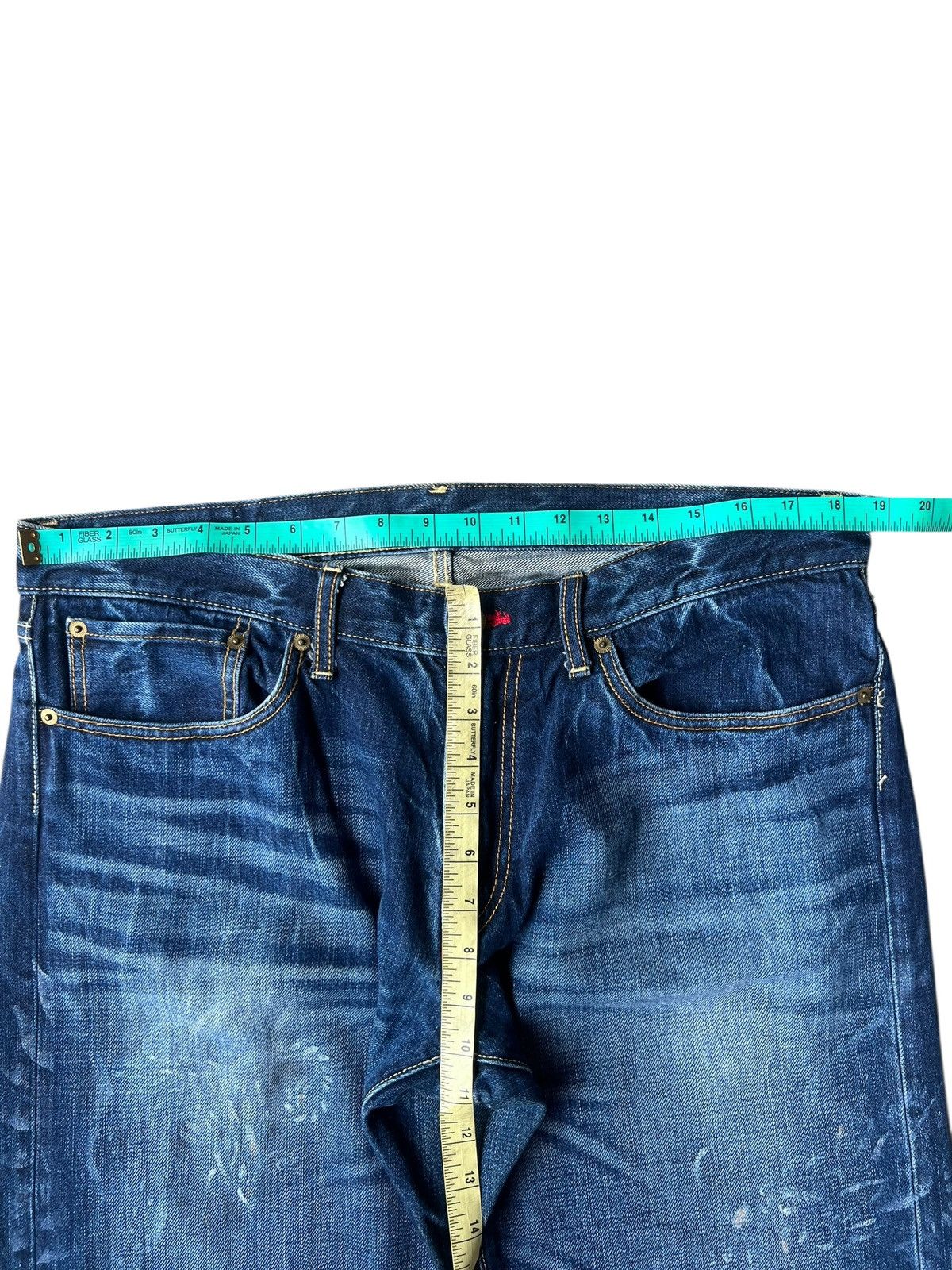 Eternal ETERNAL Japan Fade Clawmark Denim Painter Jeans Straight Cut Size US 36 / EU 52 - 4 Thumbnail