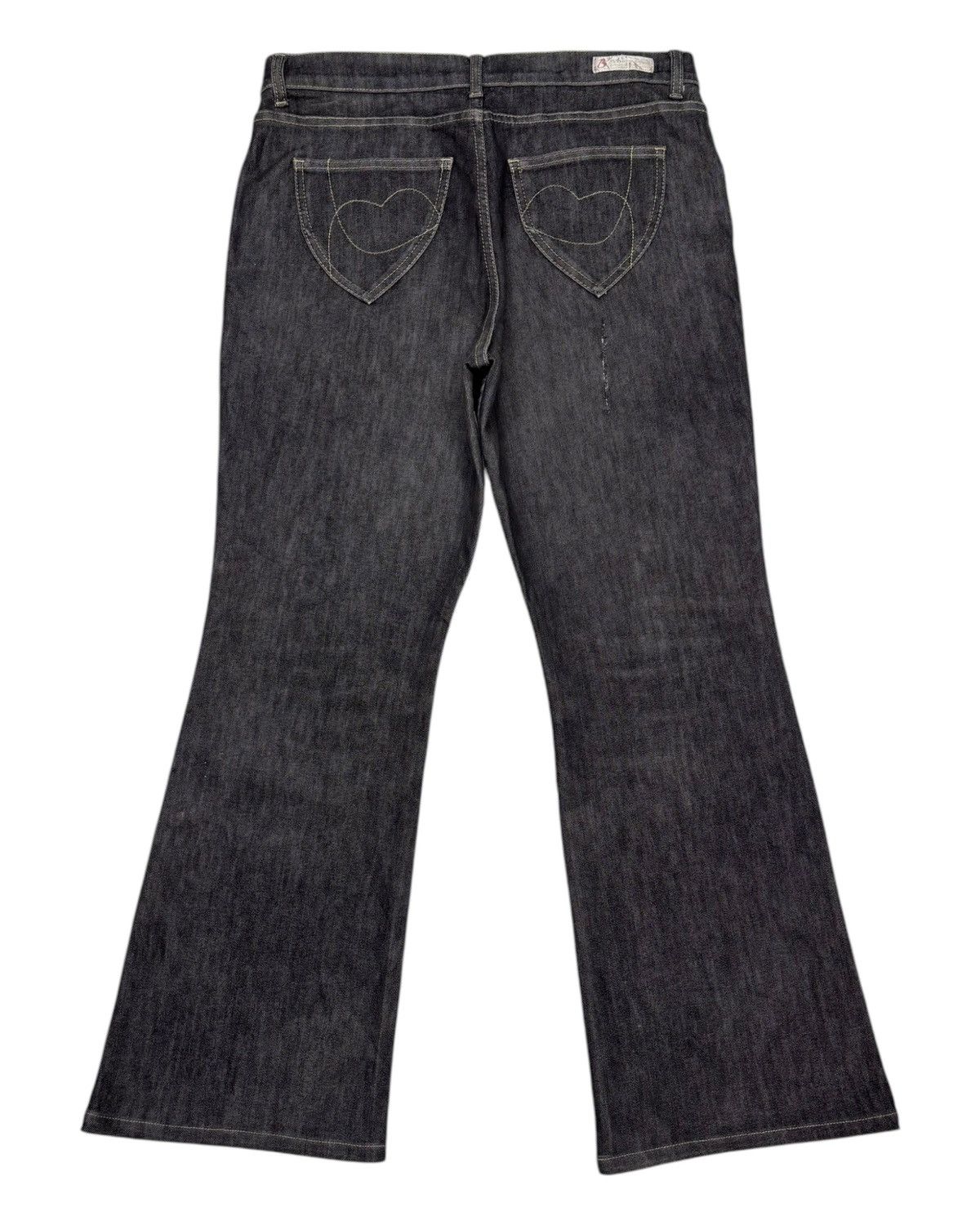 Japanese Brand Flare Jeans B3 Black Jeans Bootcut Denim Jeans Size 32" / US 10 / IT 46 - 8 Thumbnail