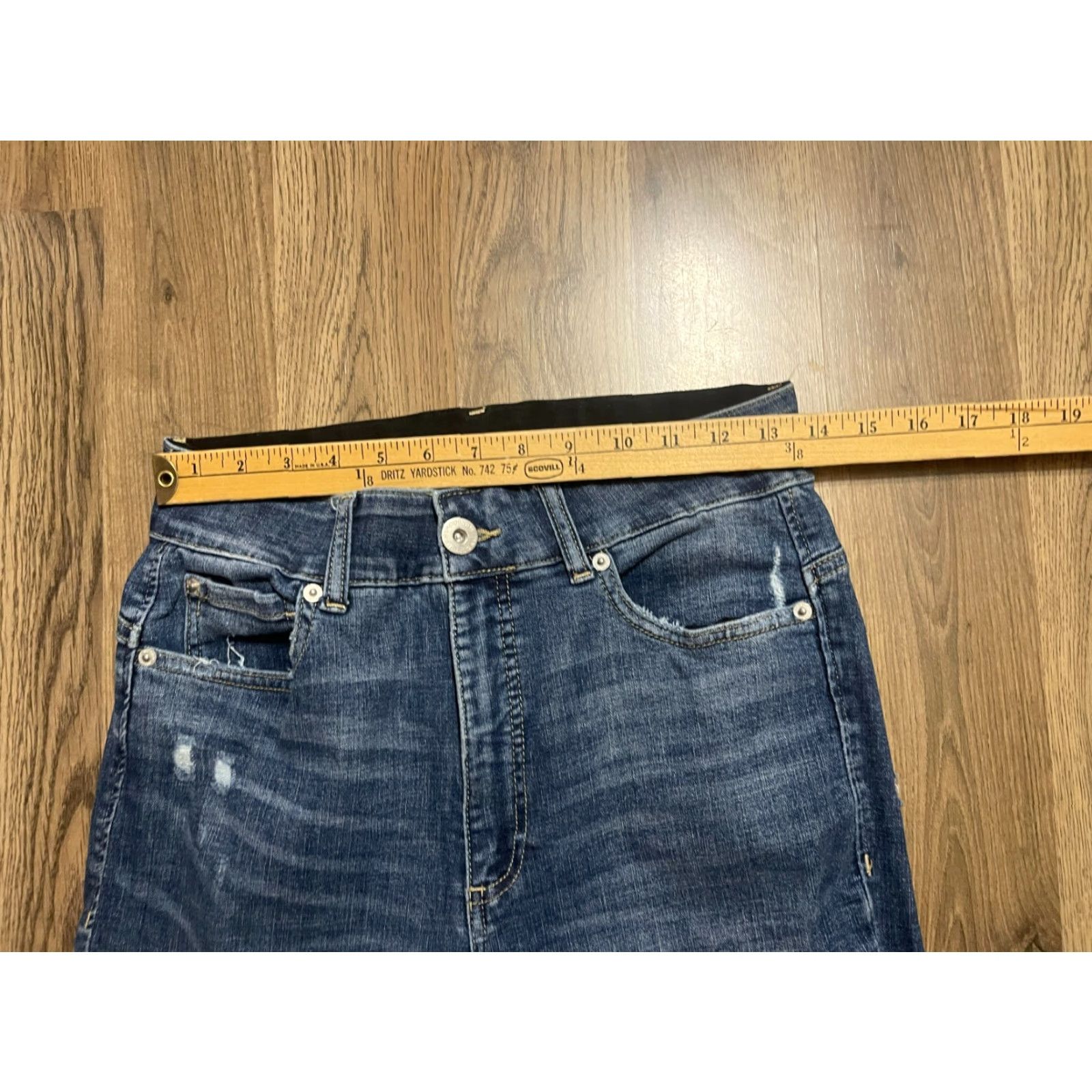 Vintage INC Denim Jeans Women's 8/29 Blue Denim Sculpting Fit Skinny Jeans Pants Regular Inseam 29.5in Adults Women Size 30" / US 8 / IT 44 - 5 Thumbnail