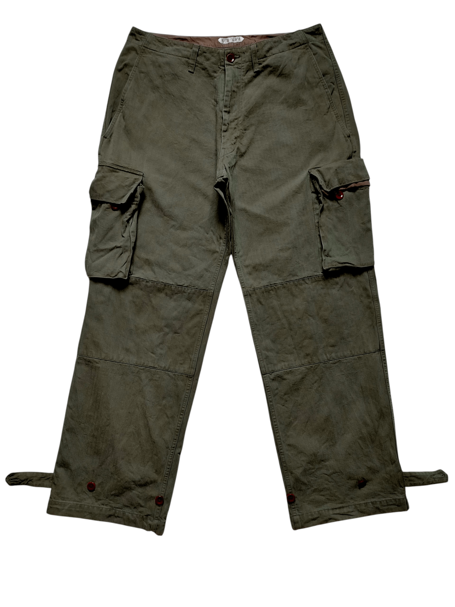 Studio D'Artisan Vintage Studio D'Artisan HBT Stripe Trouser Cargo Pants Size US 36 / EU 52 - 1 Thumbnail