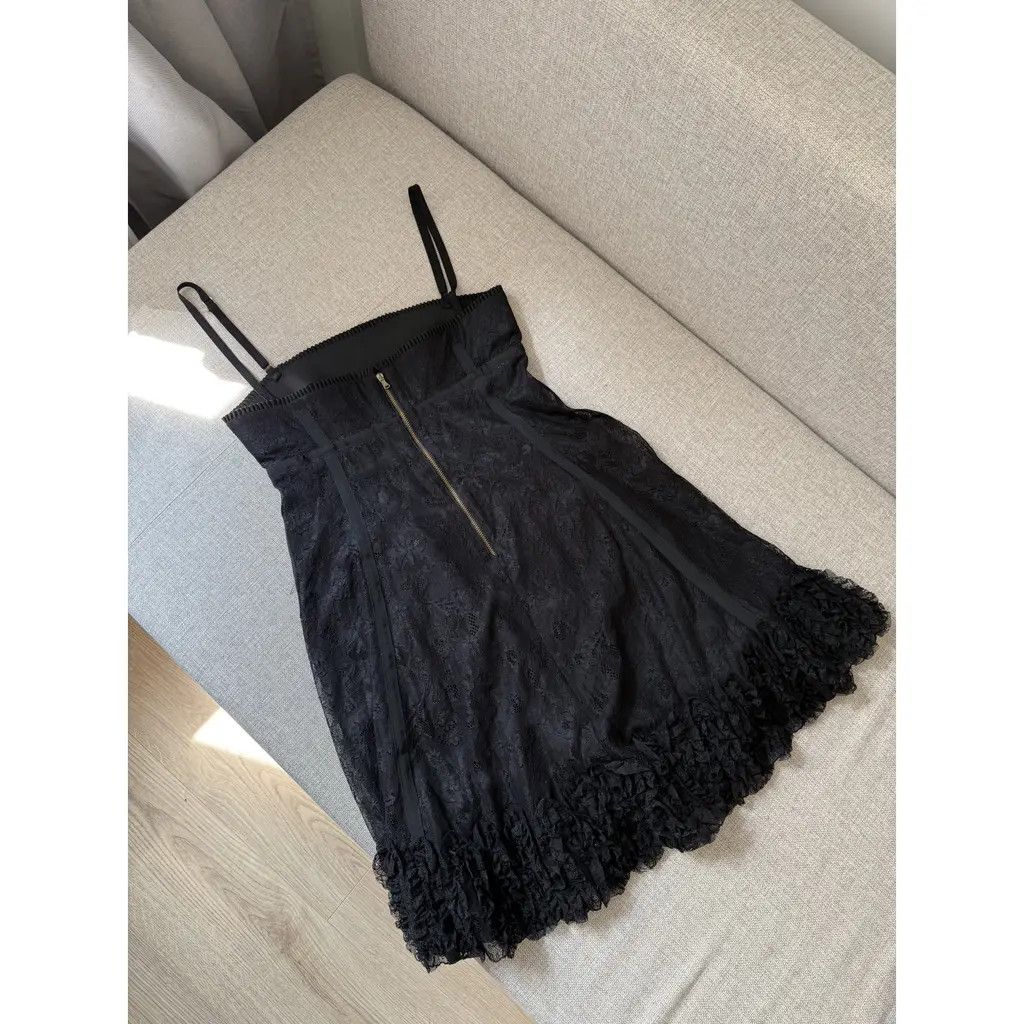Dolce & Gabbana Dolce & Gabbana Black Lace Corset Mini Dress Size IT42 Size M / US 6-8 / IT 42-44 - 5 Thumbnail
