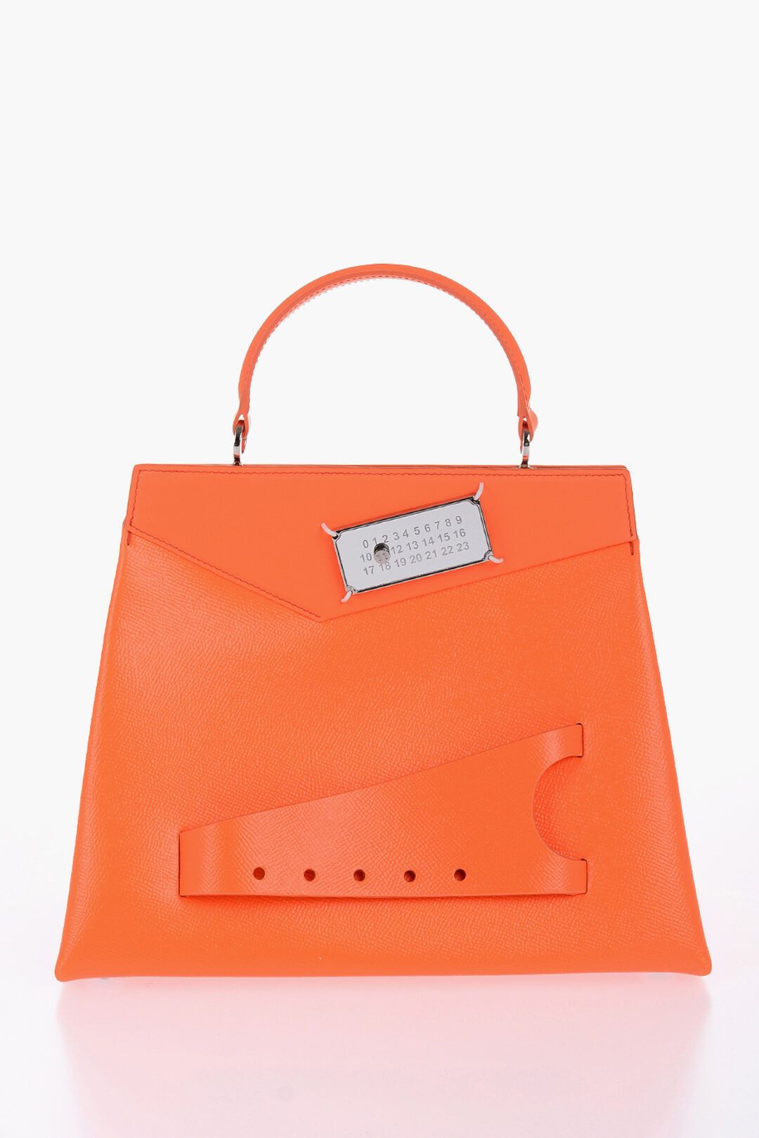 Maison Margiela og1mm1224 Size: OS / Leather Neon Handbag in Orange Size ONE SIZE - 1 Thumbnail