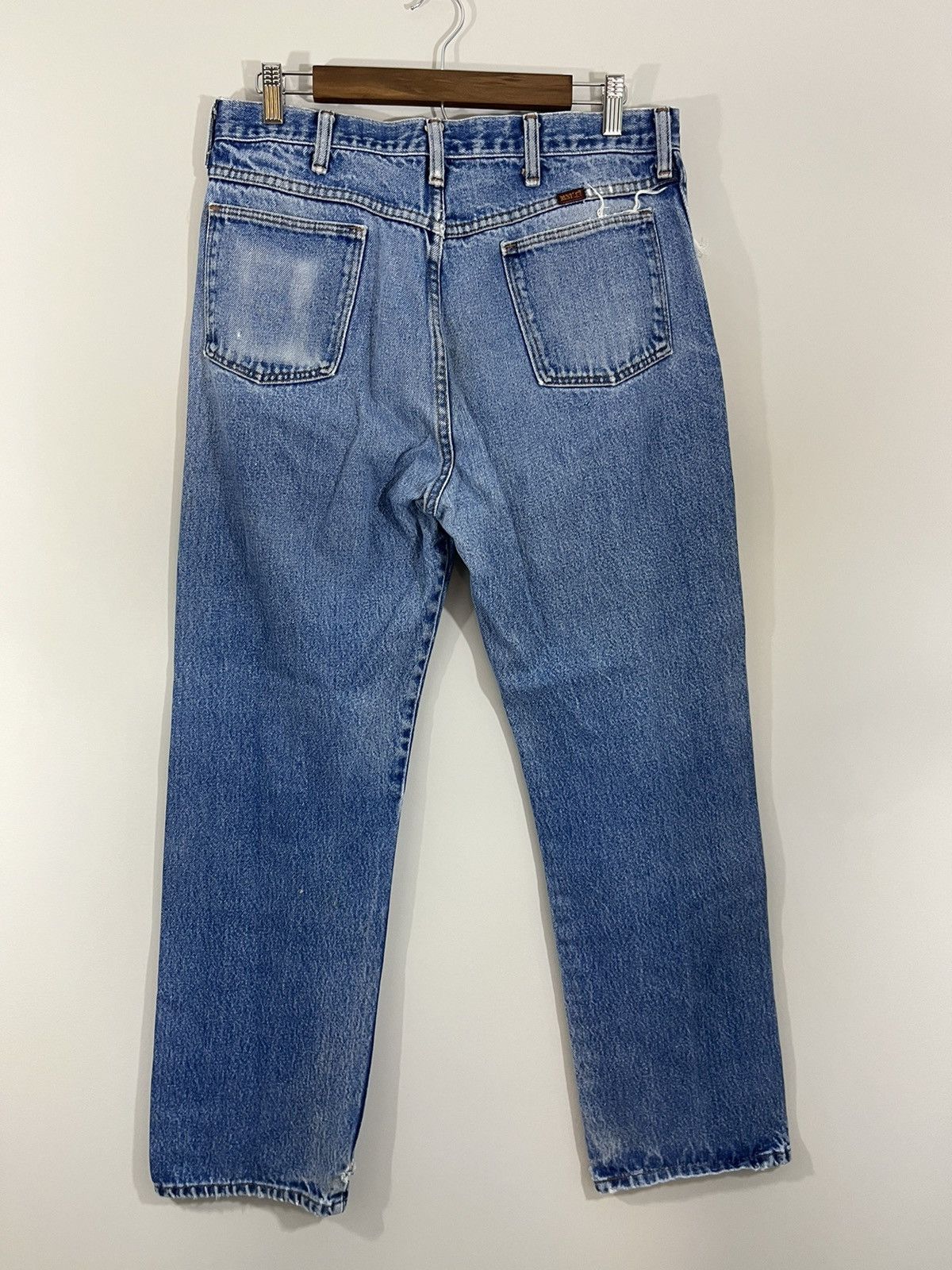 Vintage Sun Faded Thrashed Perfect Wash Distressed Jeans Size US 32 / EU 48 - 13 Thumbnail