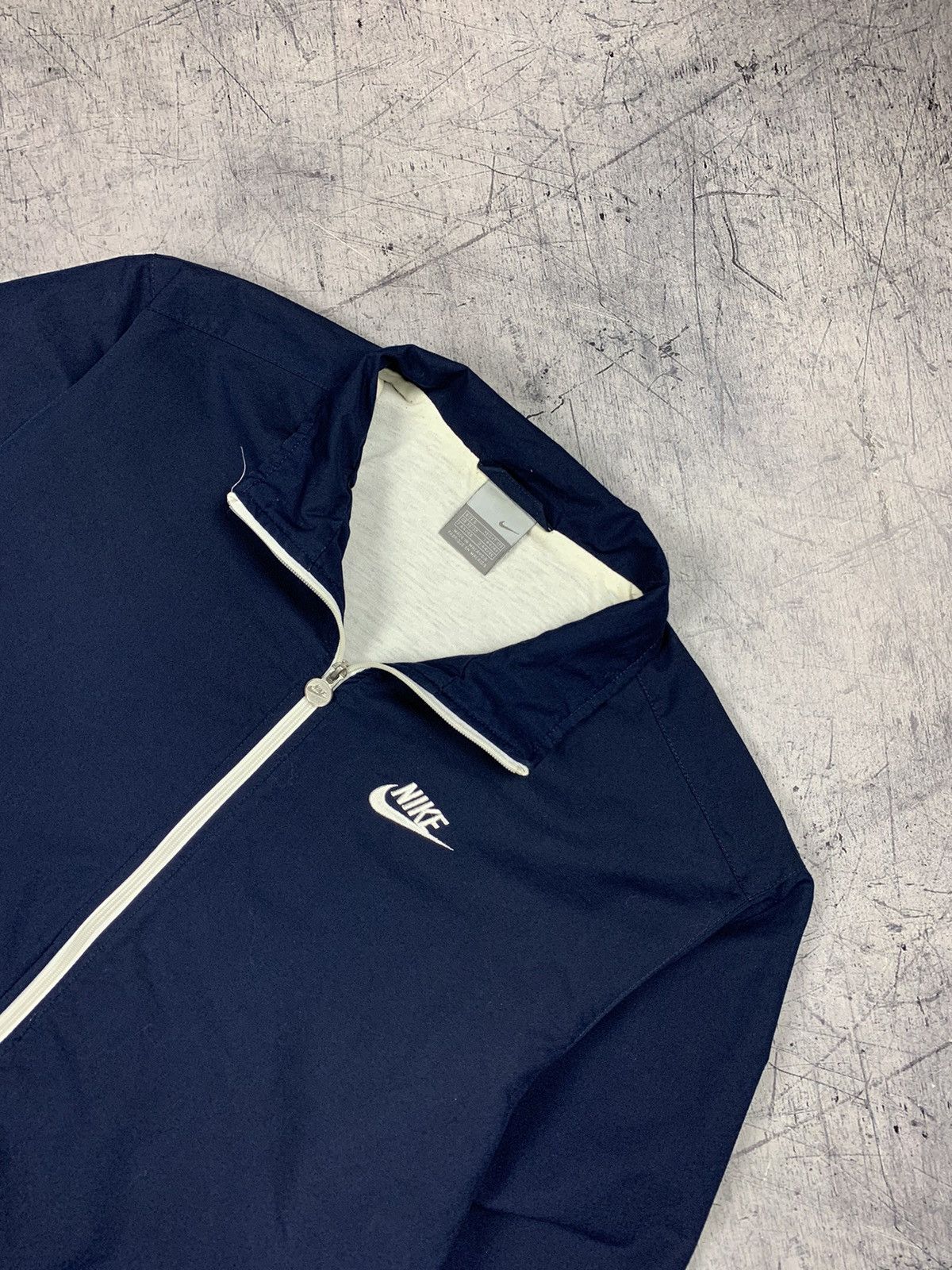 Nike Vintage Nike Big Swoosh Track Top Jacket 90s drill hype Size US S / EU 44-46 / 1 - 2 Thumbnail