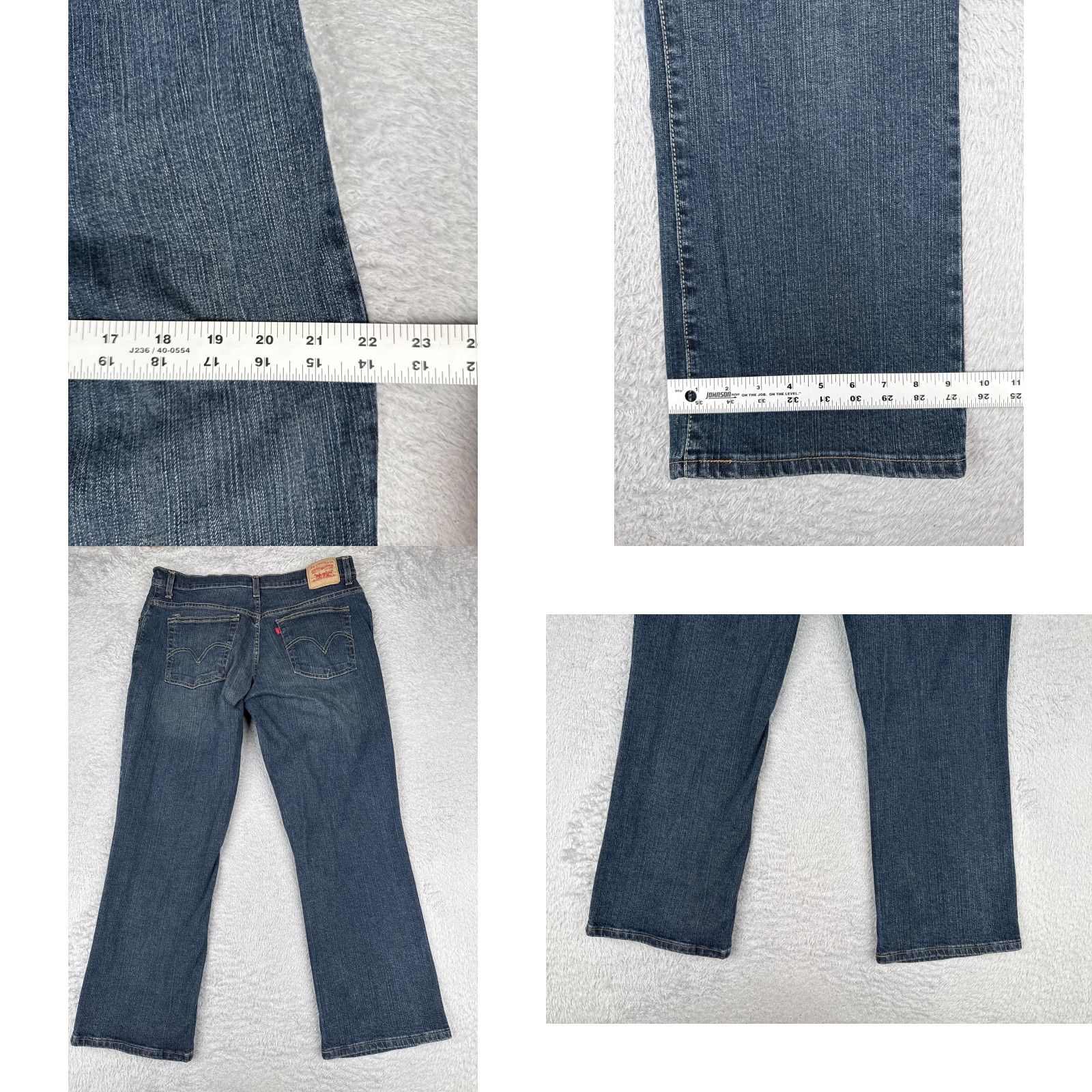 Levi's Levi's Jeans Women 550 Mid Bootcut Denim Blue 34x29 Relaxed 16 Cotton Blend 5-Pocket Distressed Size 38" / US 16 / IT 52 - 9 Thumbnail