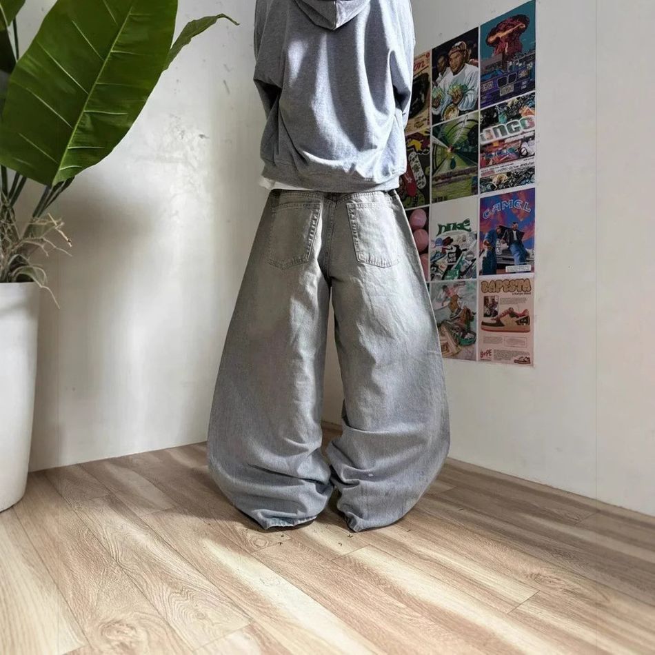 Japanese Brand Vintage high street hip-hop y2k jeans Size US 34 / EU 50 - 4 Thumbnail