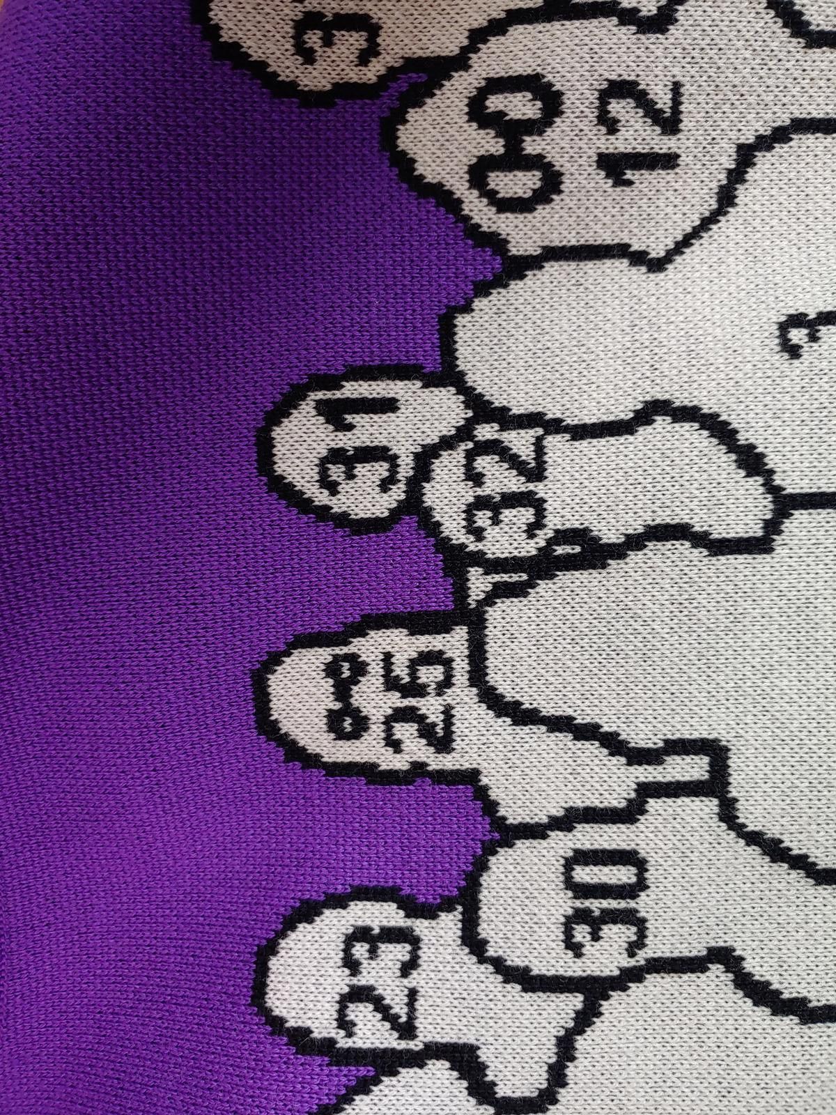 Louis Vuitton Louis Vuitton Menswear Studio & Atelier Sweater in Purple Size ONE SIZE - 3 Thumbnail