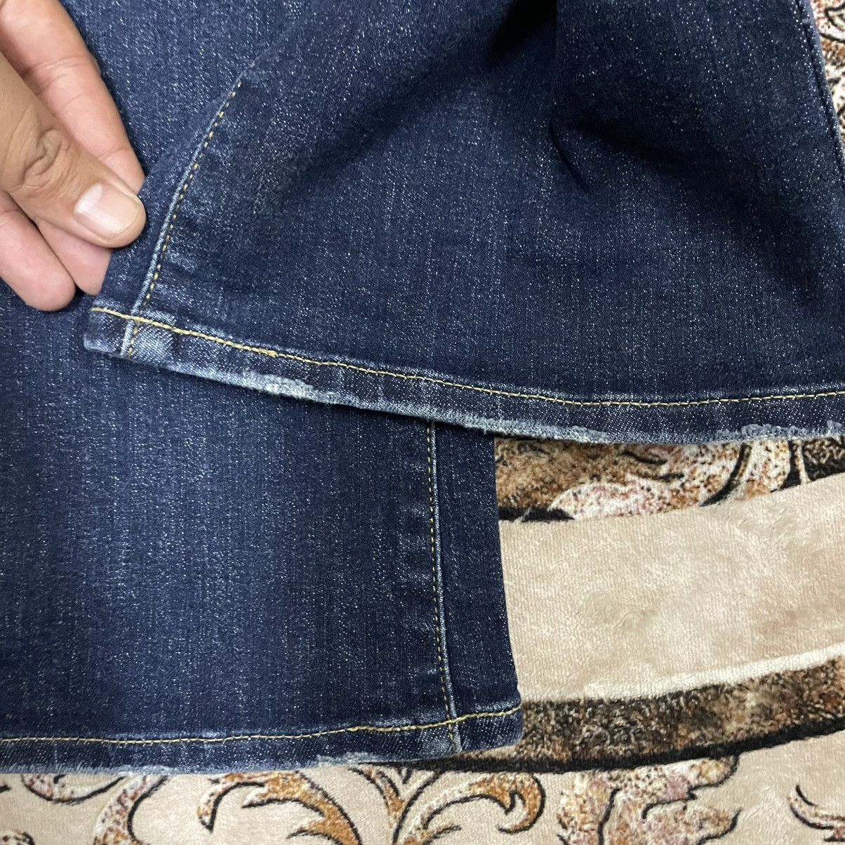 Edwin 🔥Vintage Edwin Black Tab Stoned Washed Distress Flare Jeans Size US 31 - 8 Thumbnail