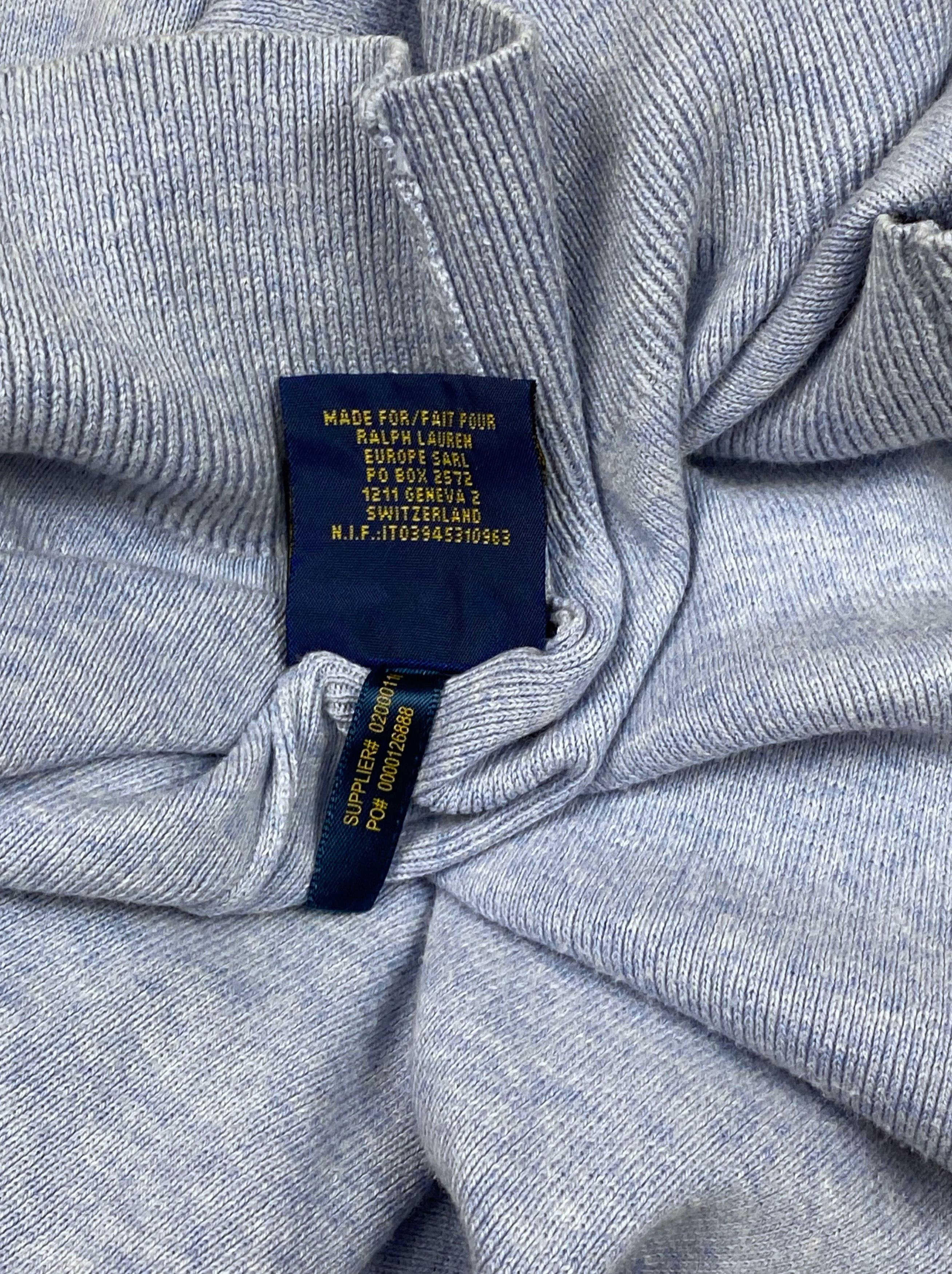 Ralph Lauren Vintage RALPH LAUREN Pastel Blue Longsleeve V-Neck M666 Size US XL / EU 56 / 4 - 8 Thumbnail