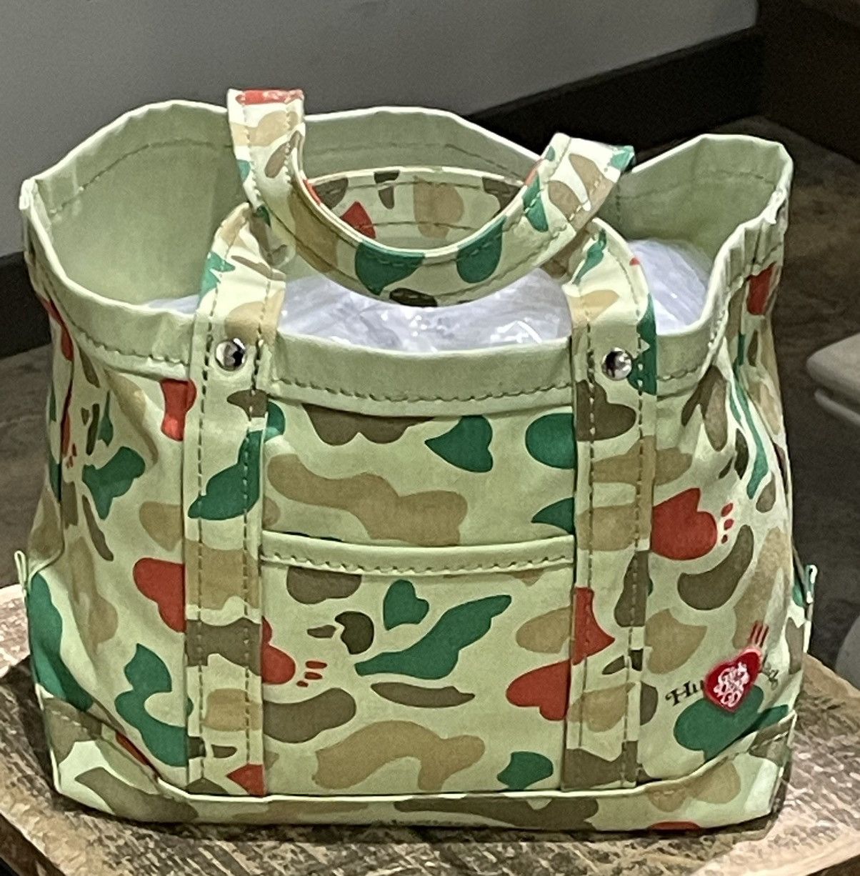Girls Don't Cry × Human Made Human Made x Girl’s Don’t Cry Small Tote Camo Green Size ONE SIZE - 6 Thumbnail