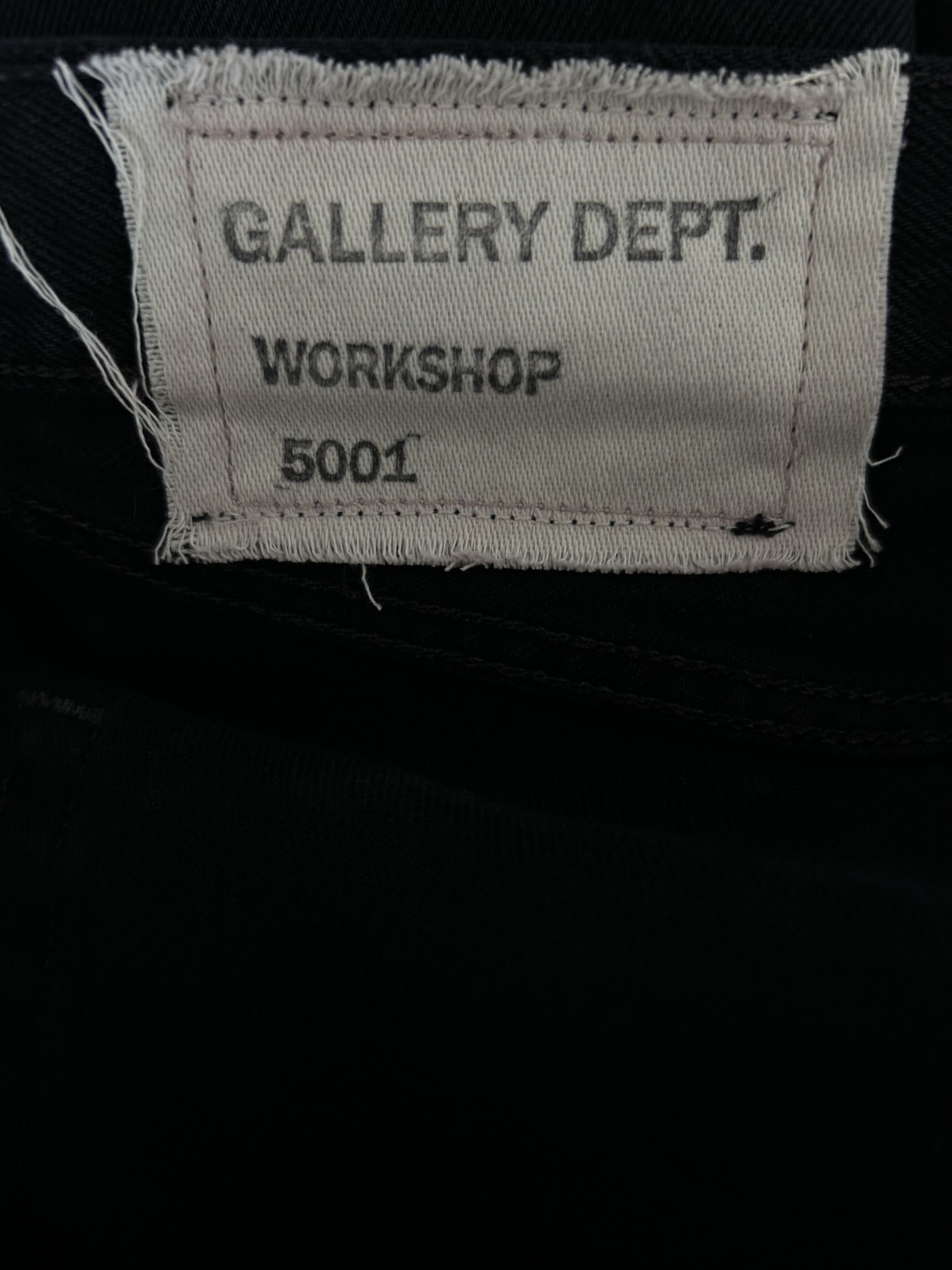 Gallery Dept. Gallery Dept Black Paint Splatter 5001 Denim Jeans Size US 30 / EU 46 - 3 Thumbnail