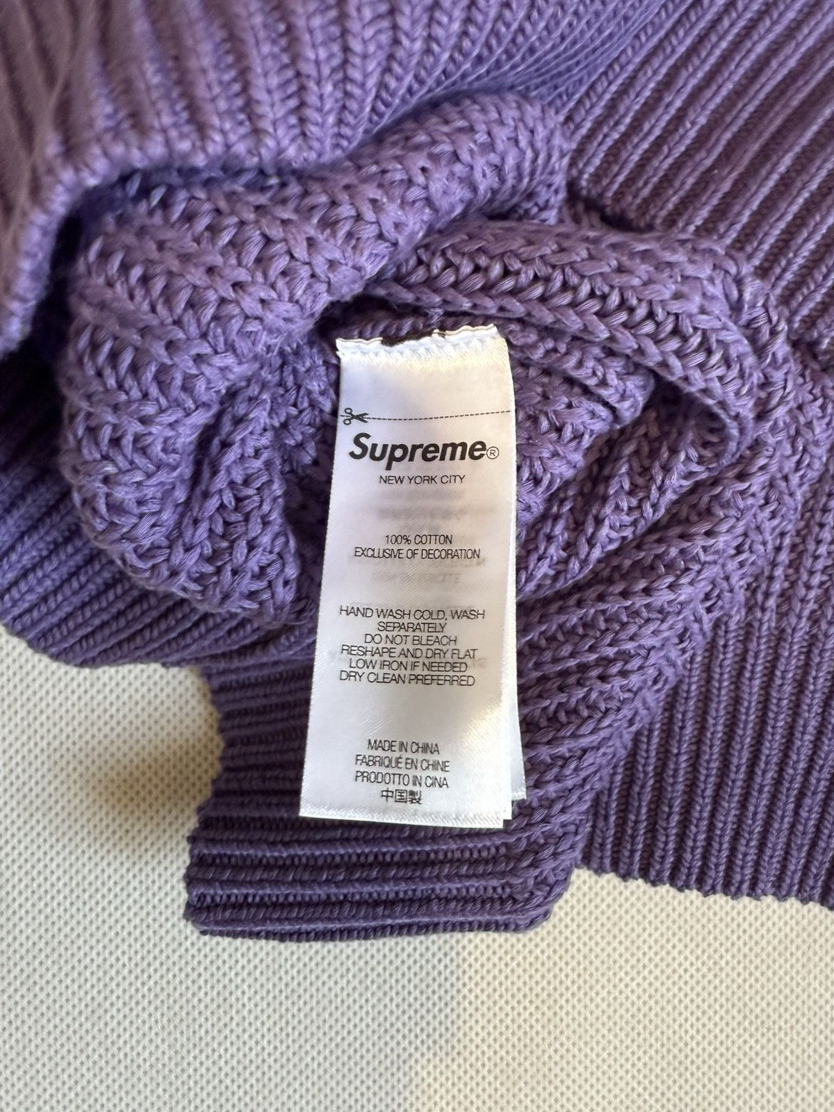 Supreme SUPREME | OLD ENGLISH PRINTED SWEATER SS25 Size US M / EU 48-50 / 2 - 4 Thumbnail