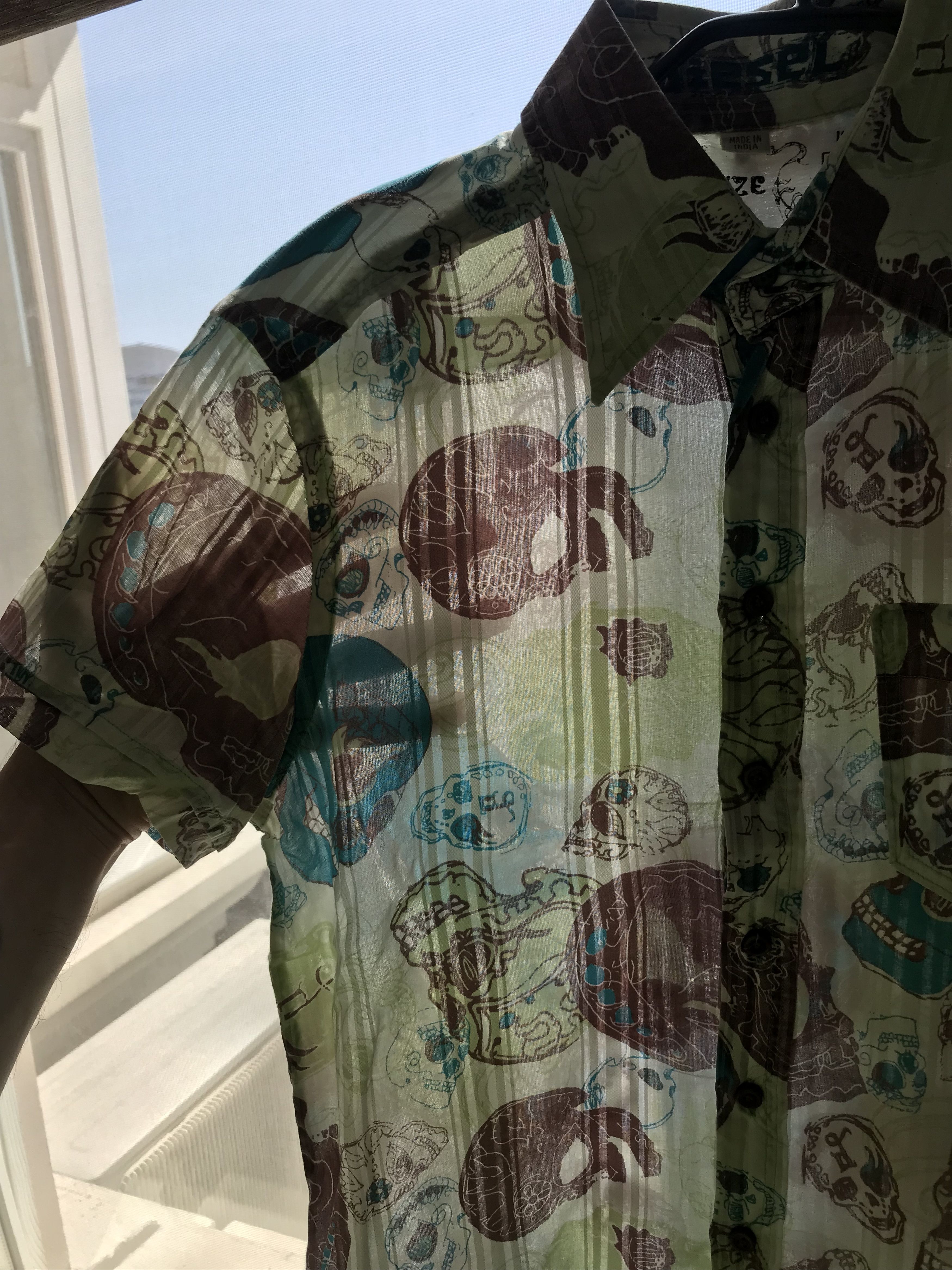 Diesel Diesel Skull Short Sleeve Shirt Men’s M Multicolor Size US M / EU 48-50 / 2 - 9 Thumbnail
