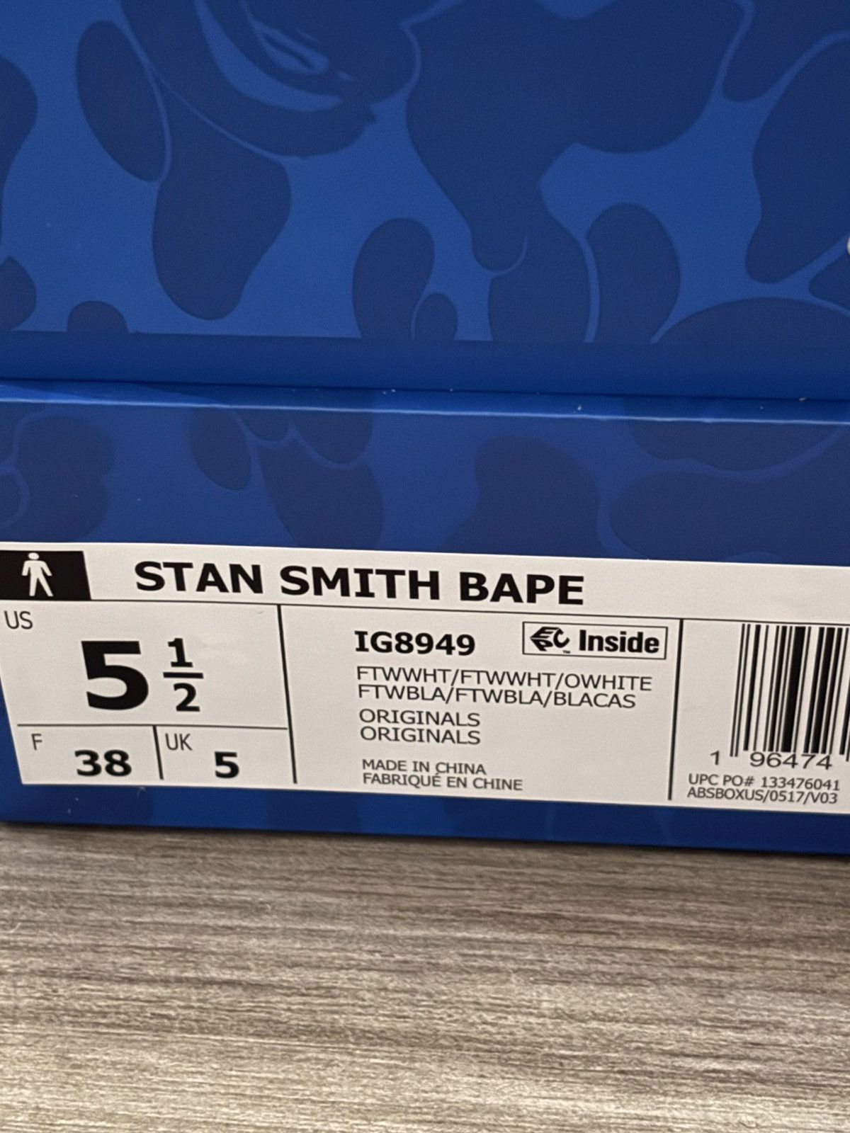 Adidas × Bape bape x adidas stan smith Size US 5.5 / EU 38 - 4 Thumbnail