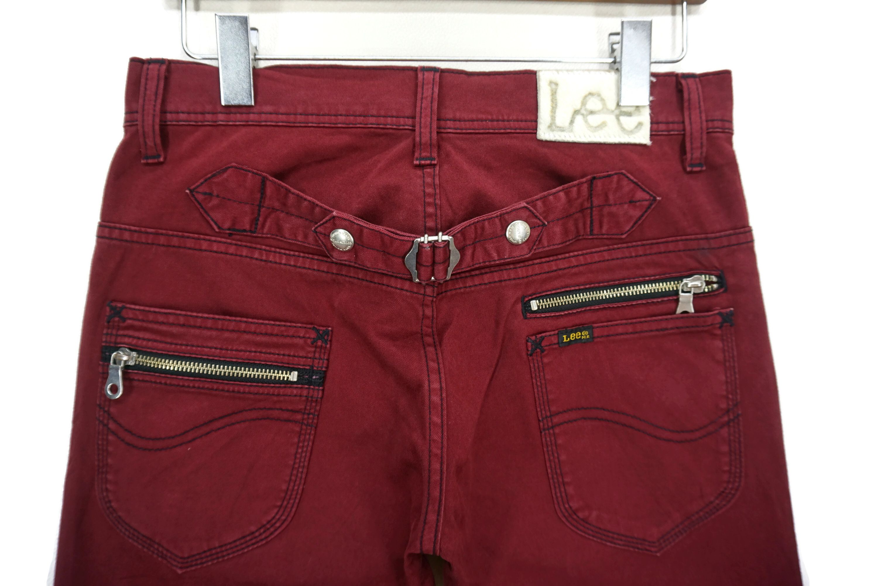 Lee Cowboy Pants fit W30xL31 Low-Rise Multi Zipper Bondage Pants Size US 28 / EU 44 - 9 Thumbnail
