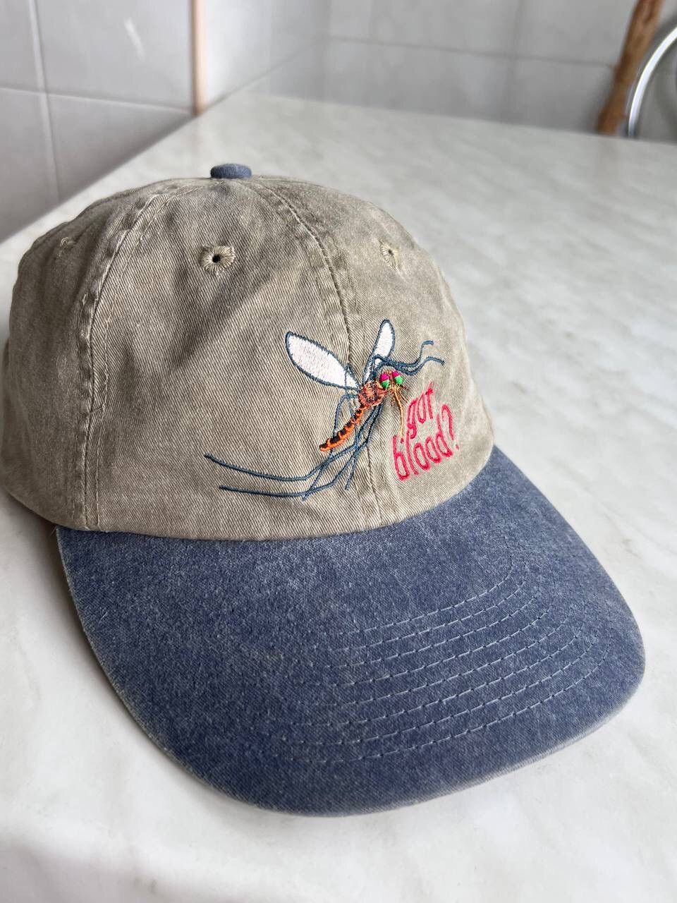 Vintage Vintage 1998/99's Tom Griffin Mosquito Got Blood? Humor Cap Size ONE SIZE - 2 Thumbnail