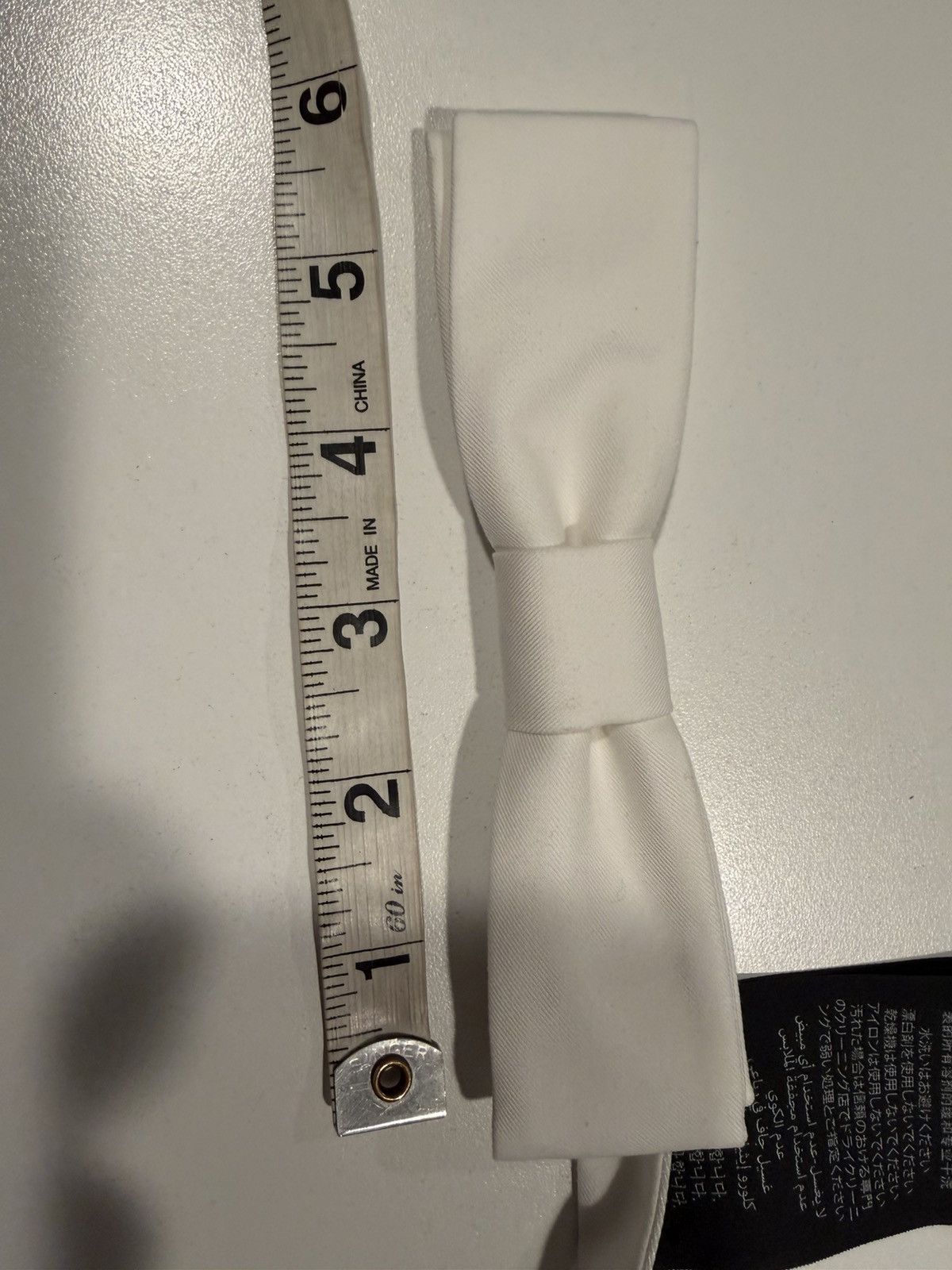 Saint Laurent Paris Saint Laurent mens bow tie. Size ONE SIZE - 7 Thumbnail