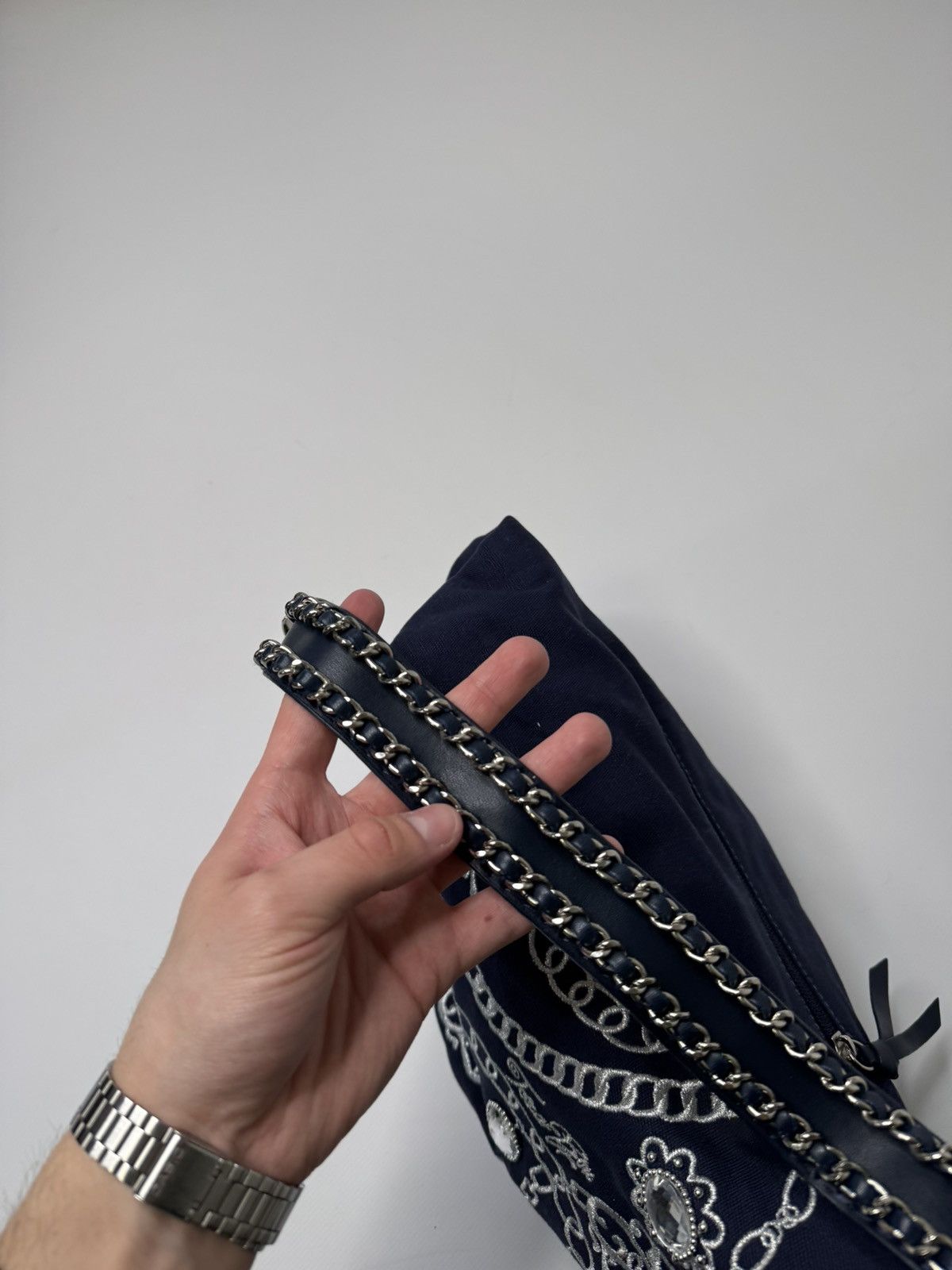 Vintage Vintage avant garde chain bag y2k 00s if6was9 lgb drip skate Size ONE SIZE - 4 Thumbnail