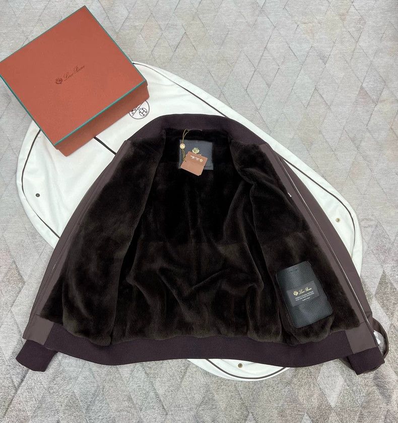 Loro Piana LORO PIANA Men's fur Bomber jacket Size US L / EU 52-54 / 3 - 4 Thumbnail