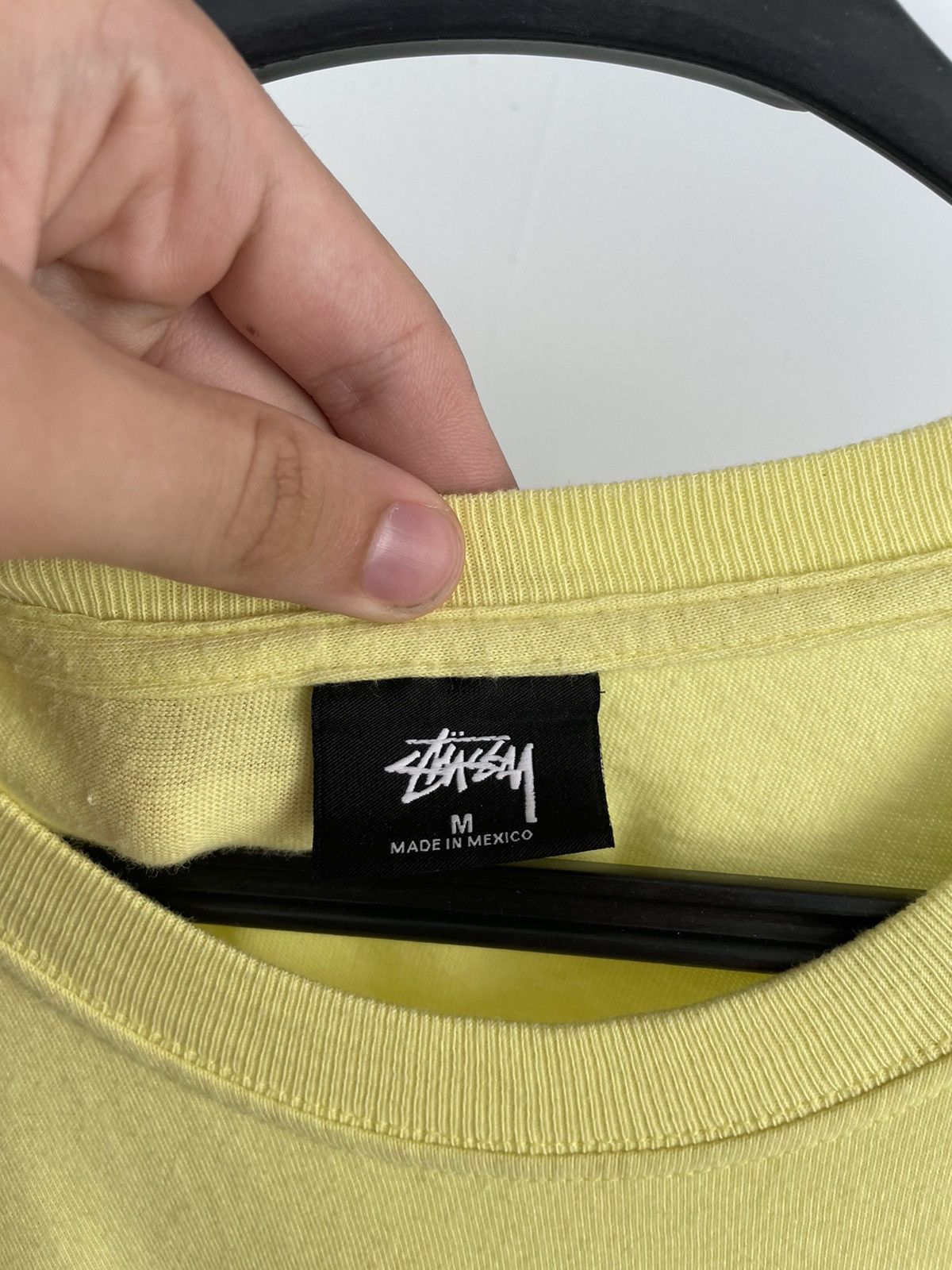 Stussy Stussy t-shirt big logo yellow vintage Size US M / EU 48-50 / 2 - 5 Thumbnail
