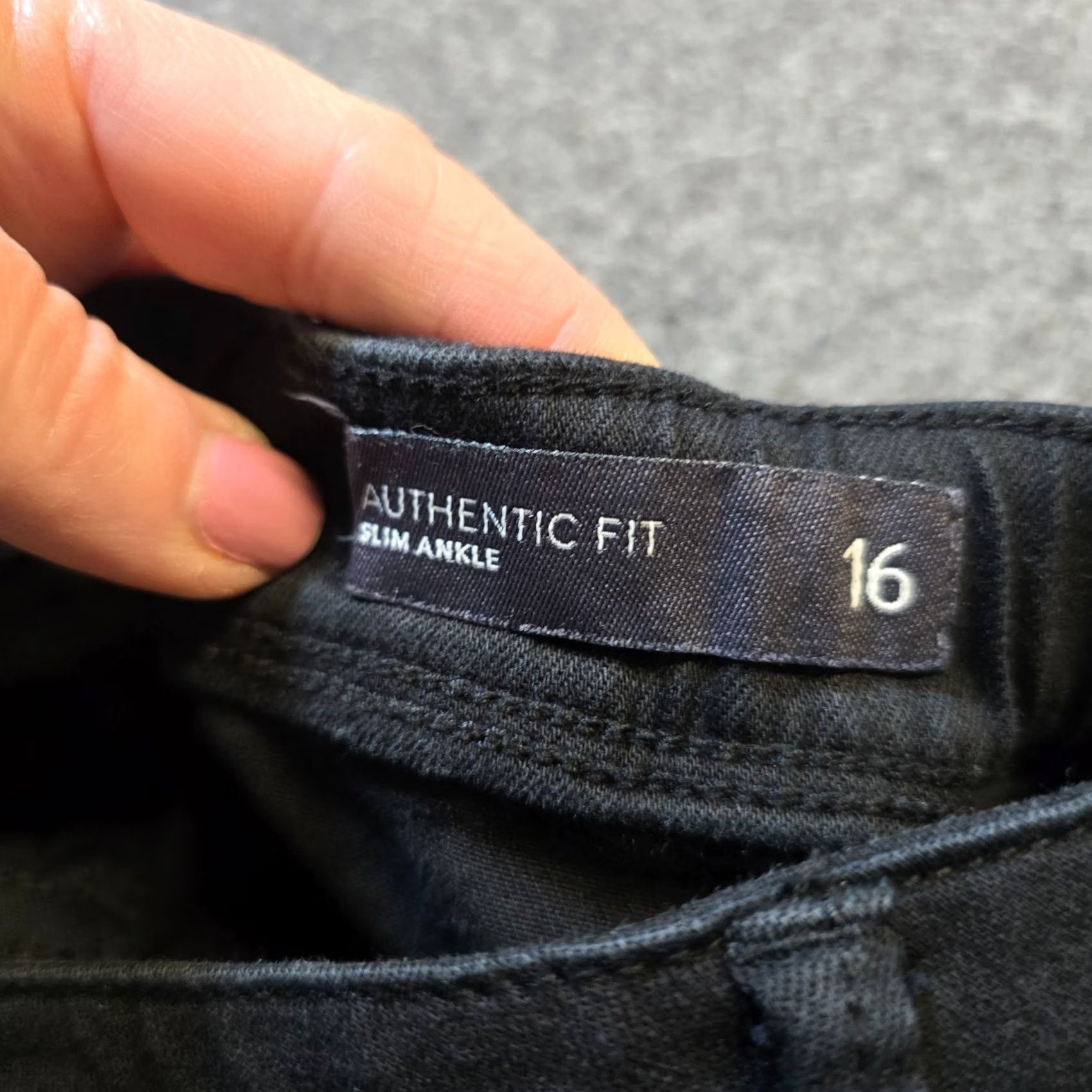 J. Jill J. Jill Jeans Women Size 16 Black Denim Slim Ankle Mid Rise Casual Pants Size 38" / US 16 / IT 52 - 5 Thumbnail