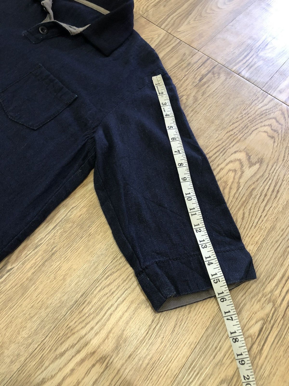 Sacai Sacai blue denim pocket tee Size US L / EU 52-54 / 3 - 11 Thumbnail