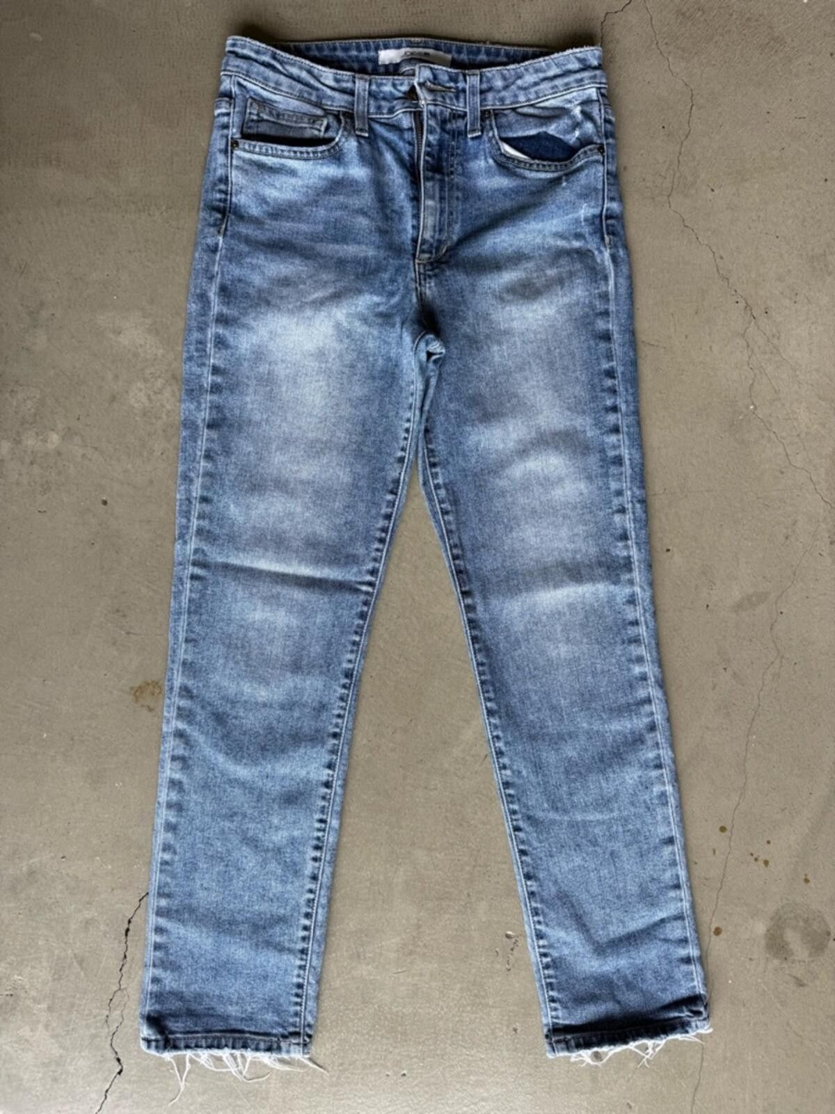 Other Joe’s Jeans / Mid Rise Straight Raw Hem / Light Wash Size 27" / US 4 / IT 40 - 1 Thumbnail