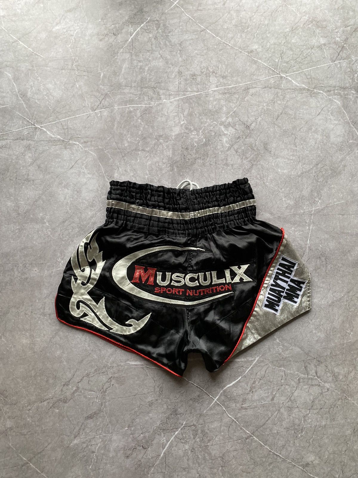 Vintage Vintage THAI4MORE Muay Thai Boxing Training Musculix Shorts Size US 34 / EU 50 - 7 Thumbnail