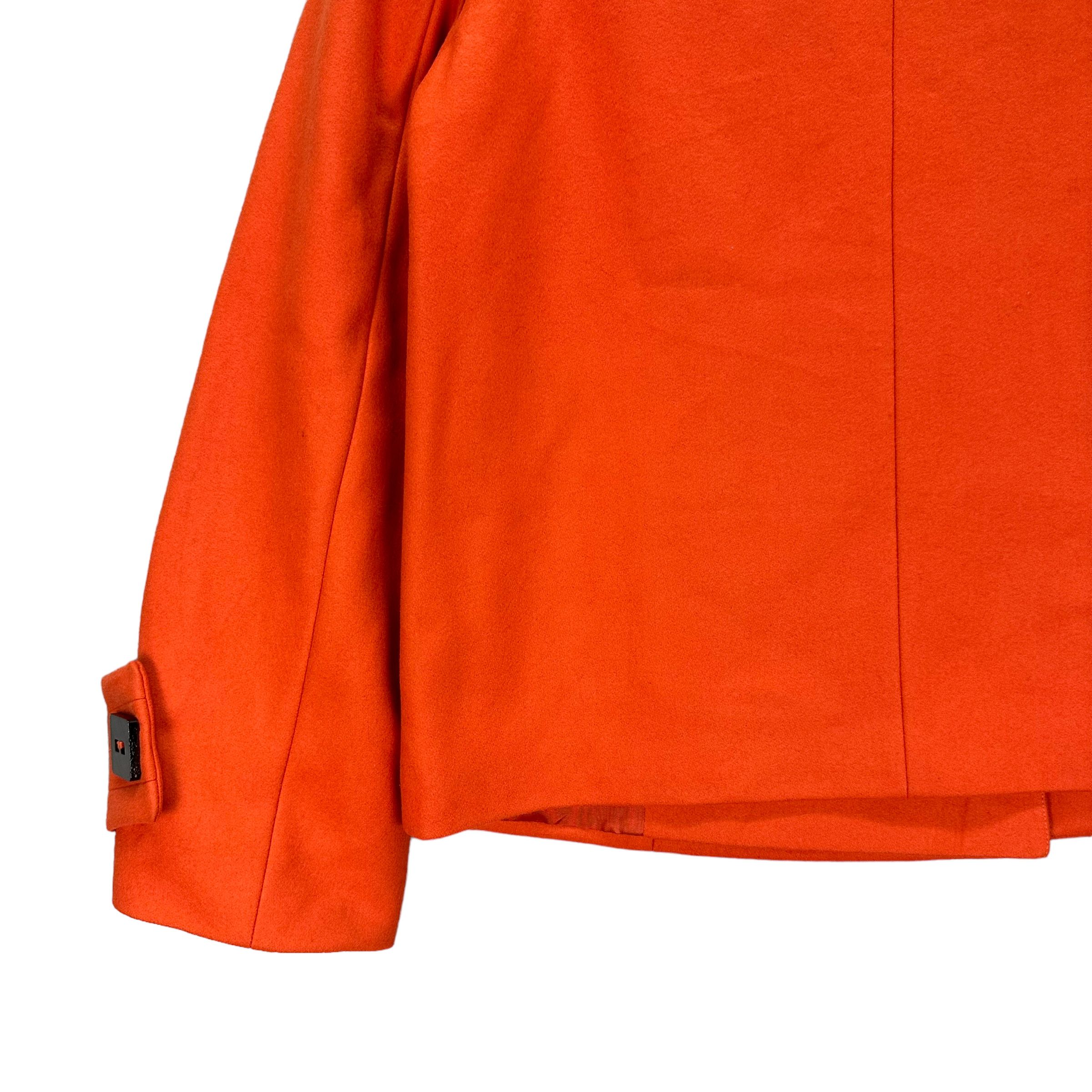 French Connection FRENCH CONNECTION ORANGE WOOL COAT #8039-198 Size S / US 4 / IT 40 - 13 Thumbnail
