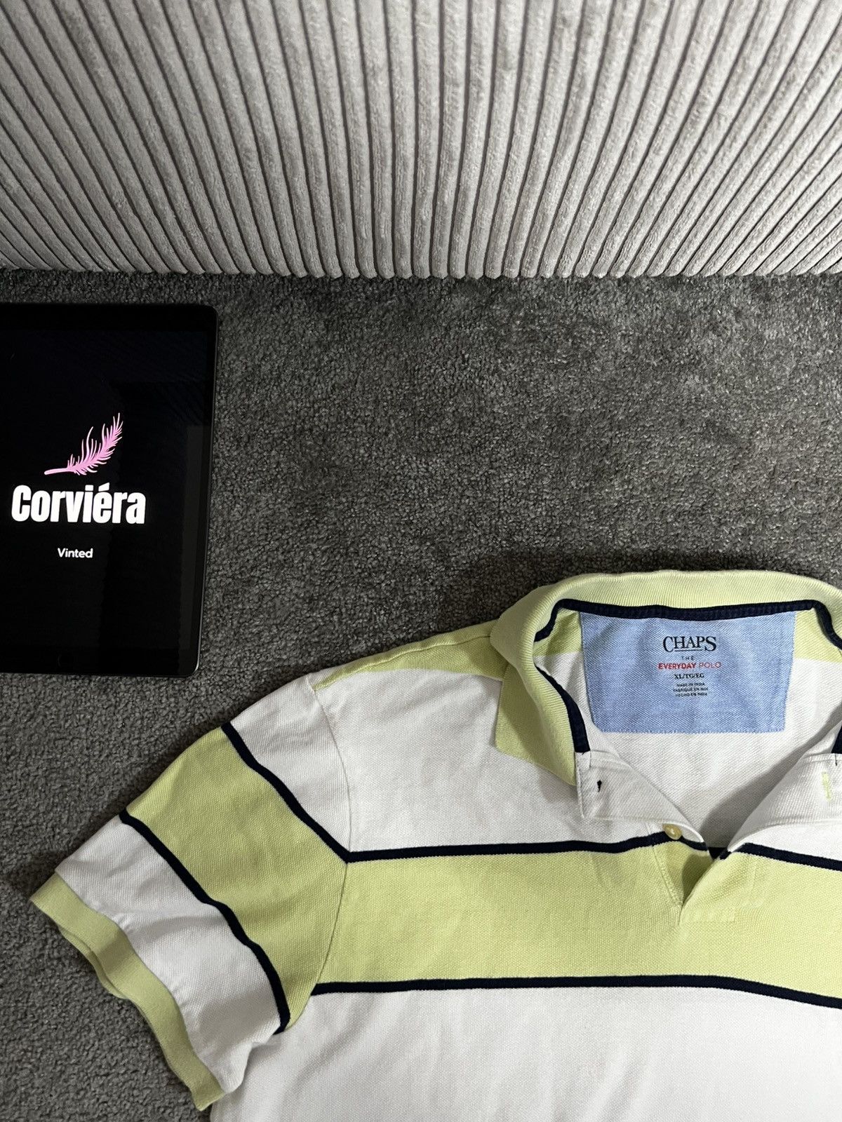 Chaps Ralph Lauren × Designer × Vintage Vintage Chaps Ralph Lauren Polo Shirt Size US XL / EU 56 / 4 - 2 Thumbnail