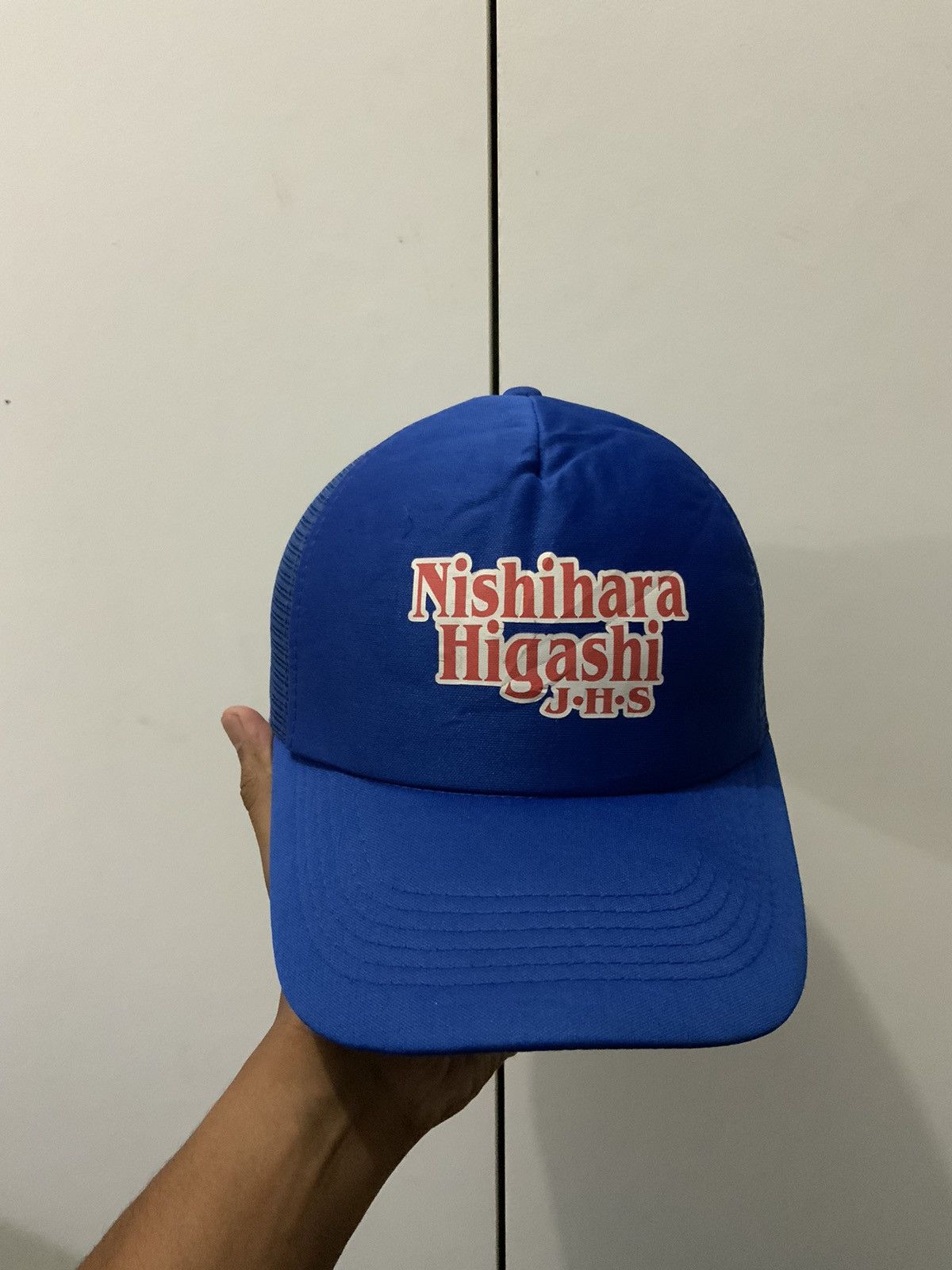 Japanese Brand Nishihara Higashi J.H.S Blue Trucker Hat Cap Size ONE SIZE - 5 Thumbnail