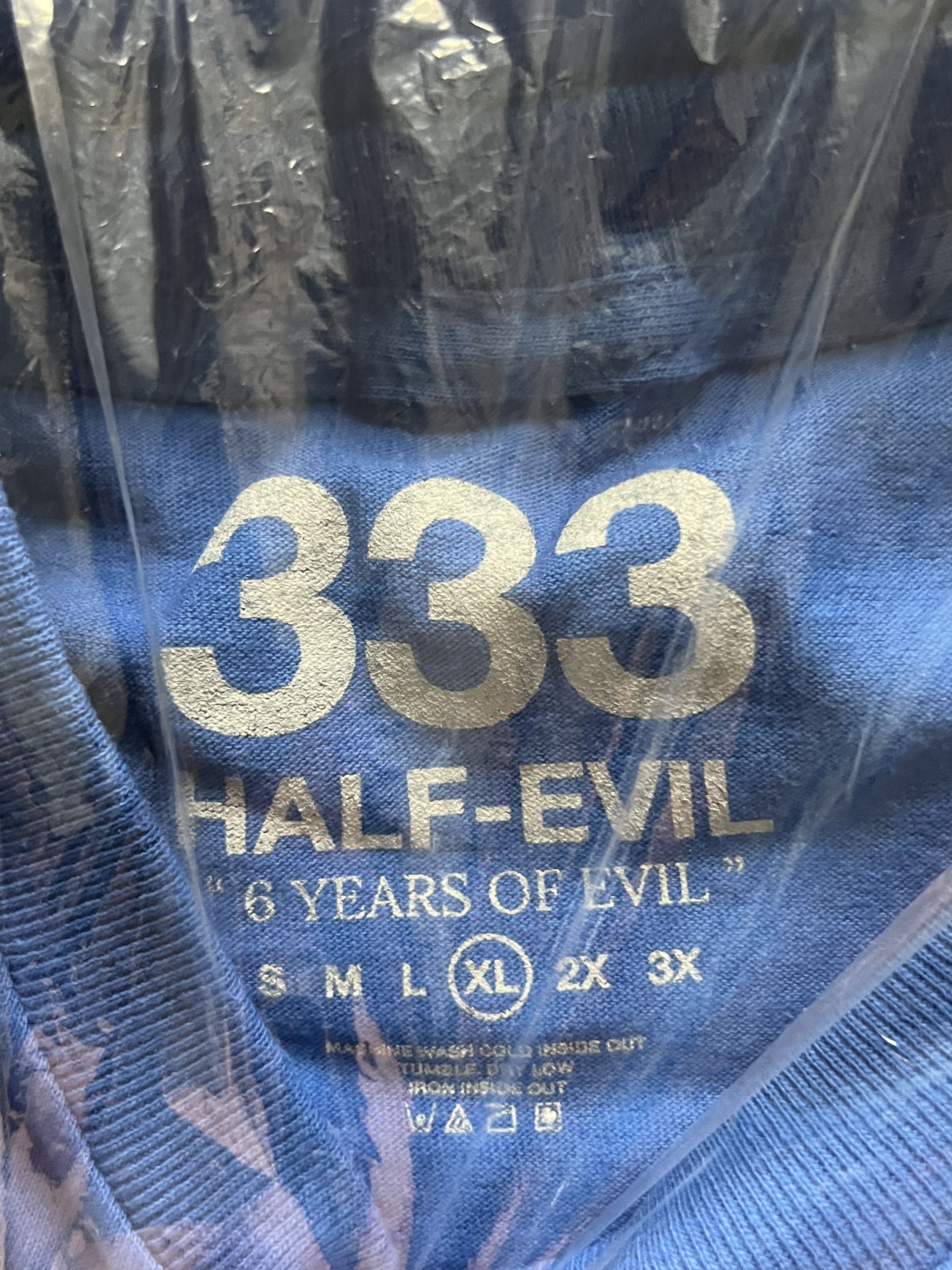 Half Evil Half Evil 6 Year Limited Edition Tee T-Shirt Blue Size XL Size US XL / EU 56 / 4 - 5 Thumbnail