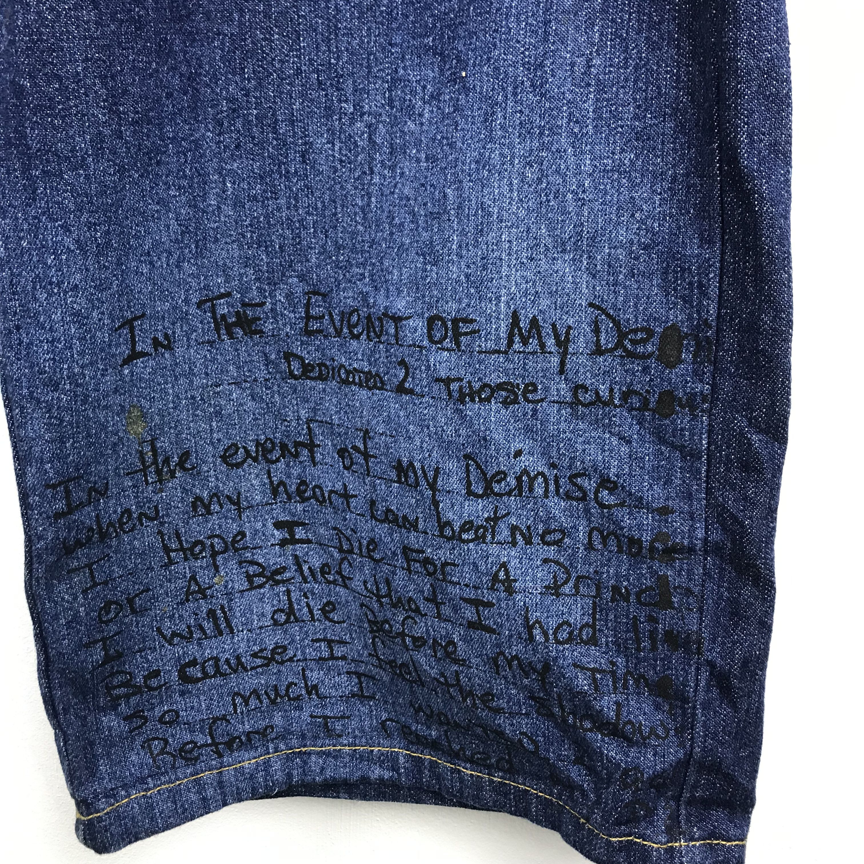 Makaveli X179 BIG SIZE TUPAC MAKAVELI RAP JEANS HIP HOP Size US 43 - 7 Thumbnail