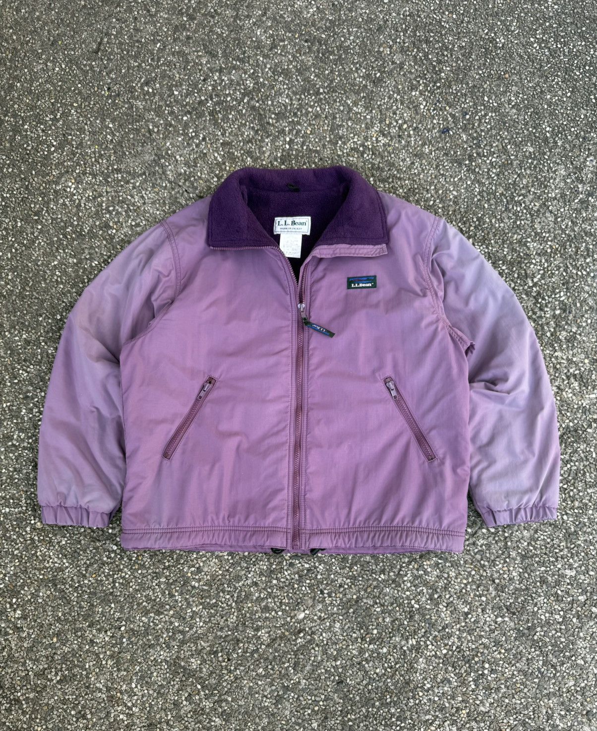 L.L. Bean 80's-90's Sun-faded LL Bean Warm-up Jacket Size US L / EU 52-54 / 3 - 2 Thumbnail
