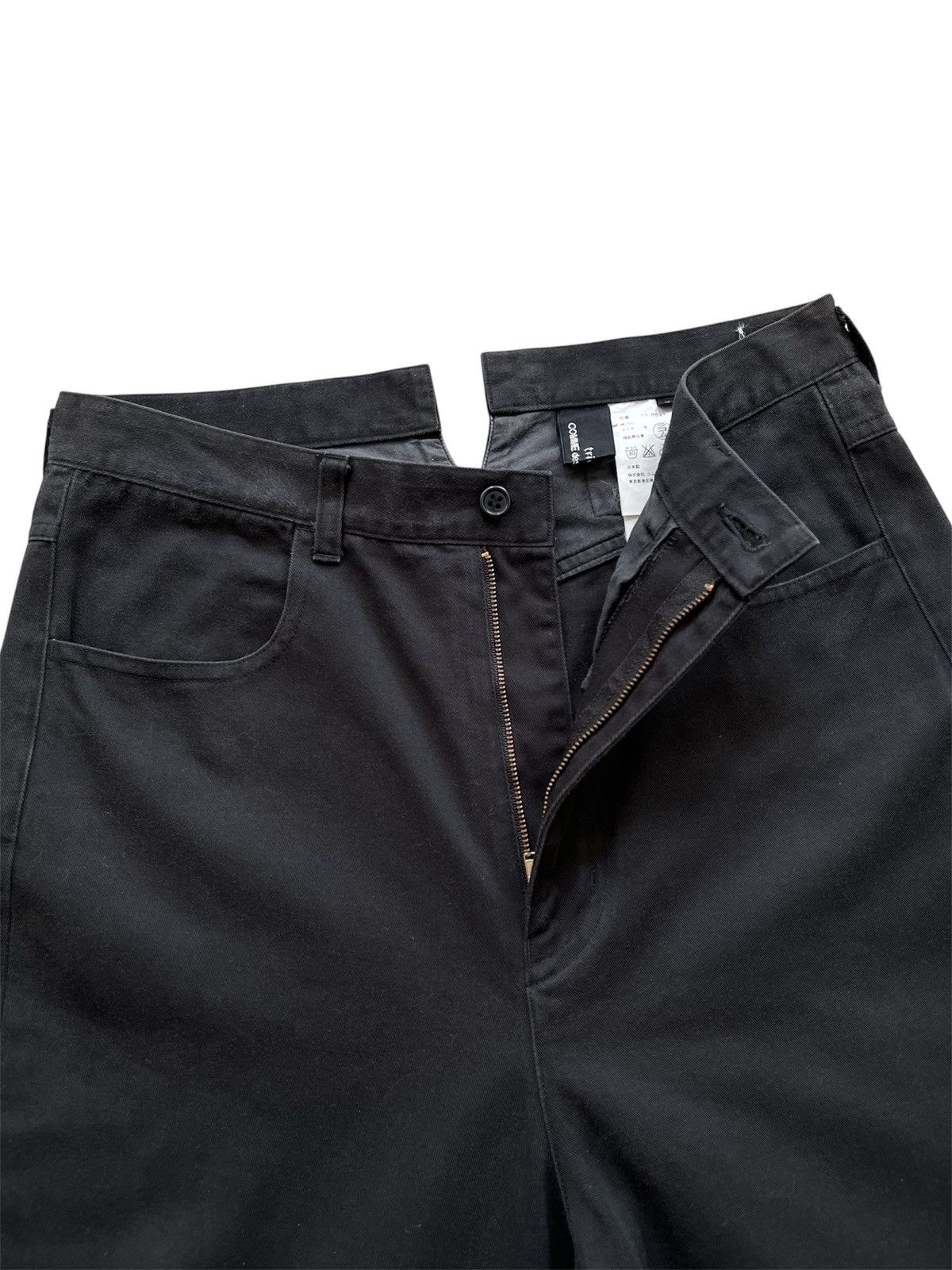 Comme des Garcons AD2006 Tricot Comme Des Garcons Ankle Wide Pants Buckle Back Size US 30 / EU 46 - 5 Thumbnail