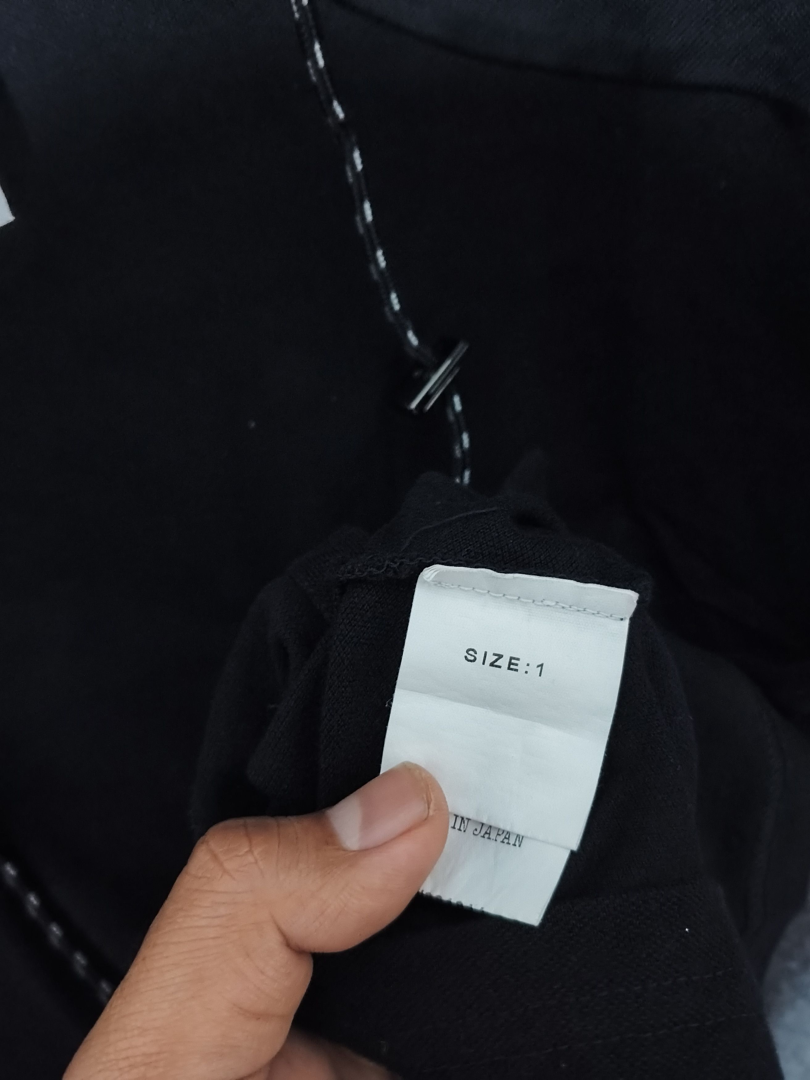 Yoshio Kubo 💥ARCHIVE💥 Yoshio Kubo SS09 Black Hooded Polo Shirt Size US XS / EU 42 / 0 - 8 Thumbnail