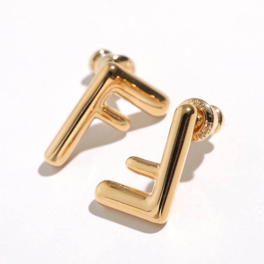 Fendi o1s1wg110426 Size:OS/Ff Earrings Small in Golden Size ONE SIZE - 1 Thumbnail