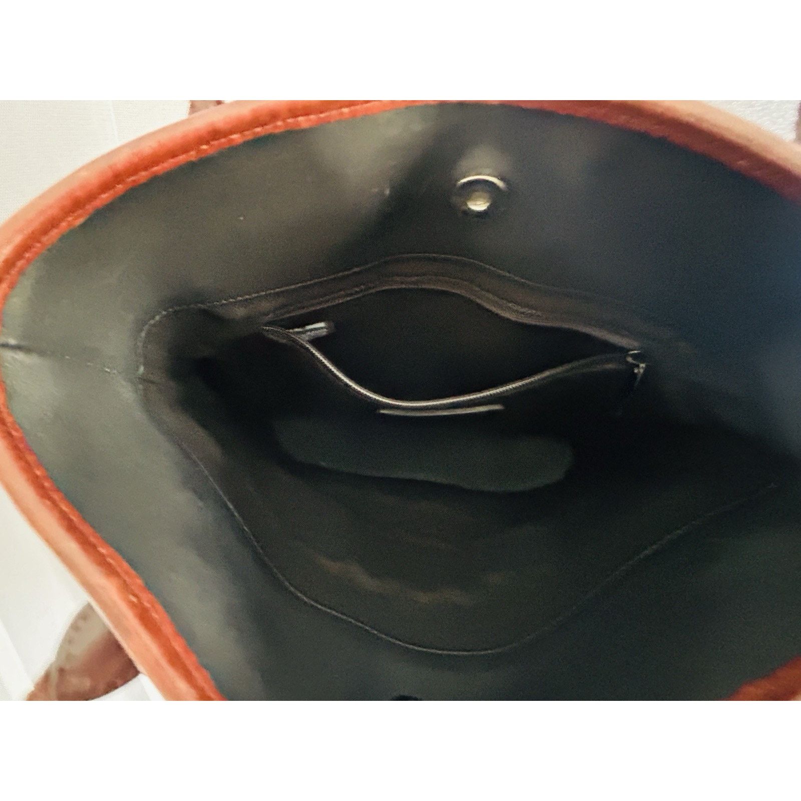 Brighton Vintage Brighton Black Leather Caroline Bag Purse Hearts Size ONE SIZE - 5 Thumbnail