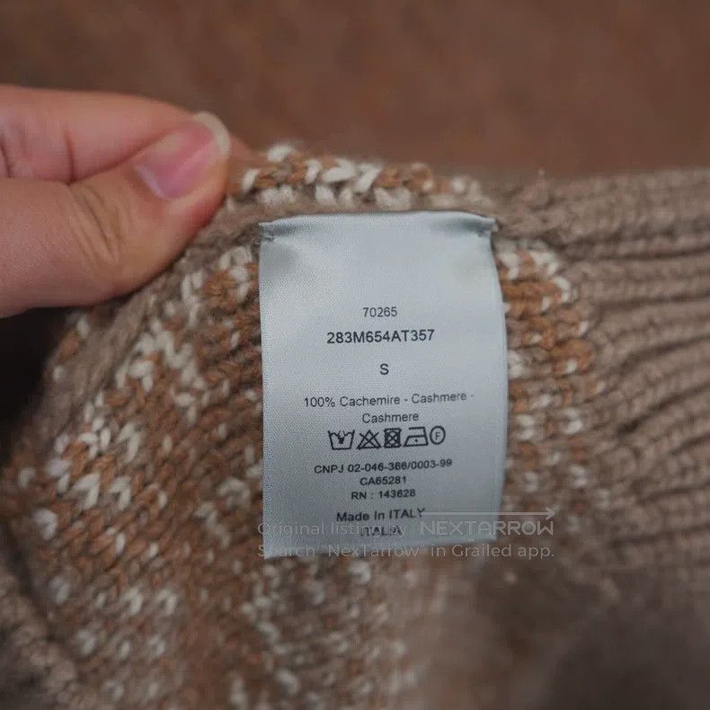 Dior Dior Old Flower Logo Pattern Loose Knitted Vest Size US S / EU 44-46 / 1 - 5 Thumbnail