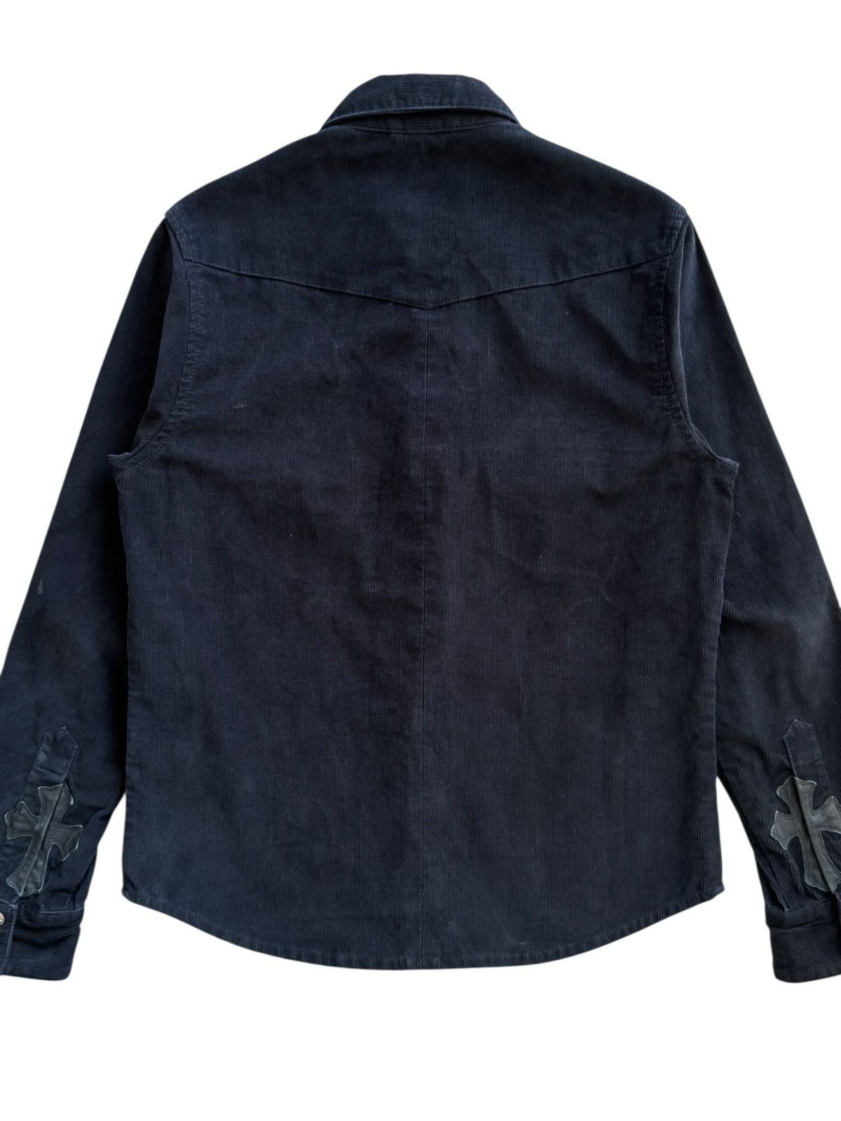 Chrome Hearts Chrome Hearts Cross Patched Corduroy Button Down Shirt Size US S / EU 44-46 / 1 - 6 Thumbnail