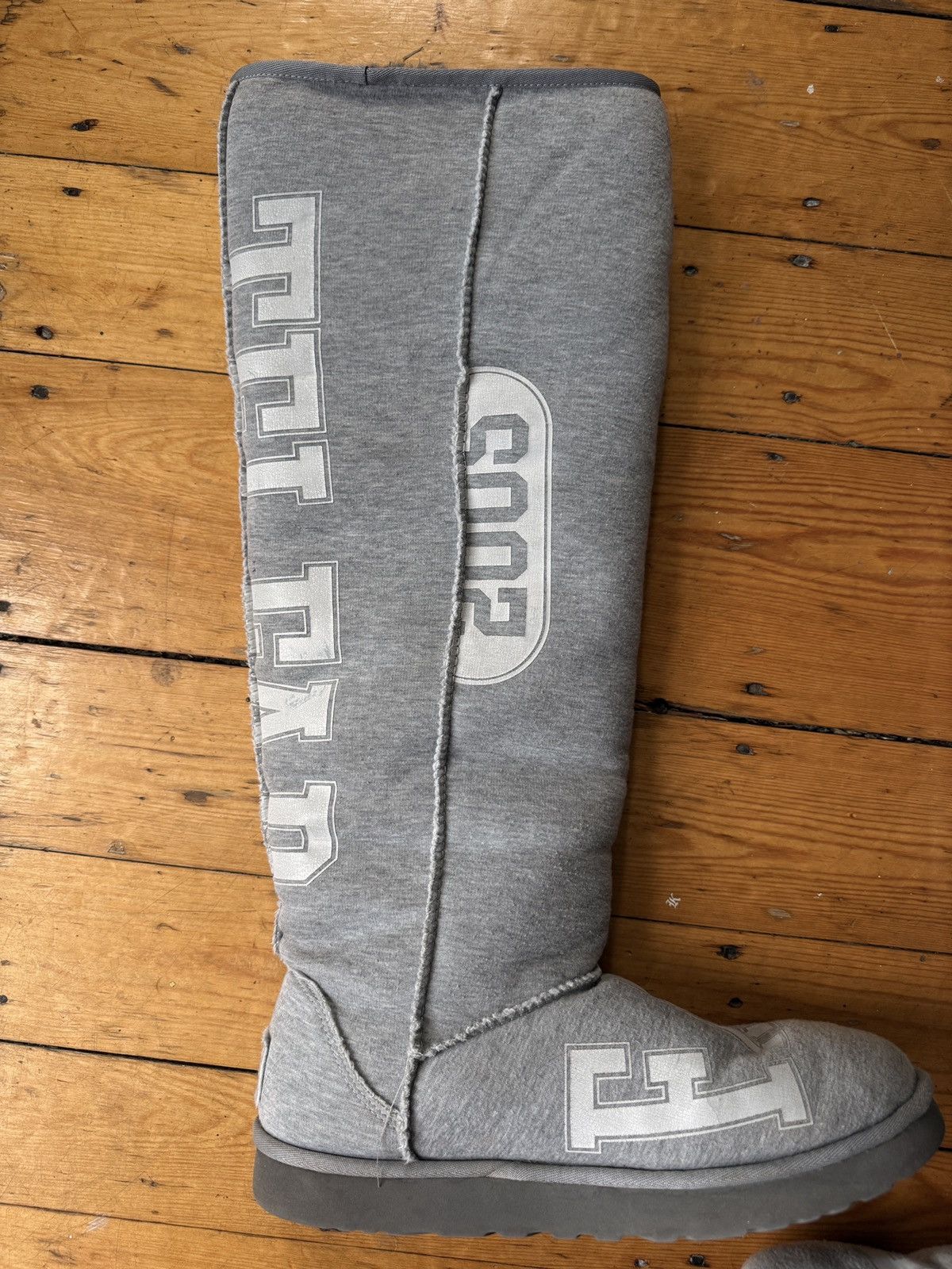 Telfar × Ugg Fleece Tall Heather Boots Size US 10.5 / EU 43-44 - 6 Thumbnail