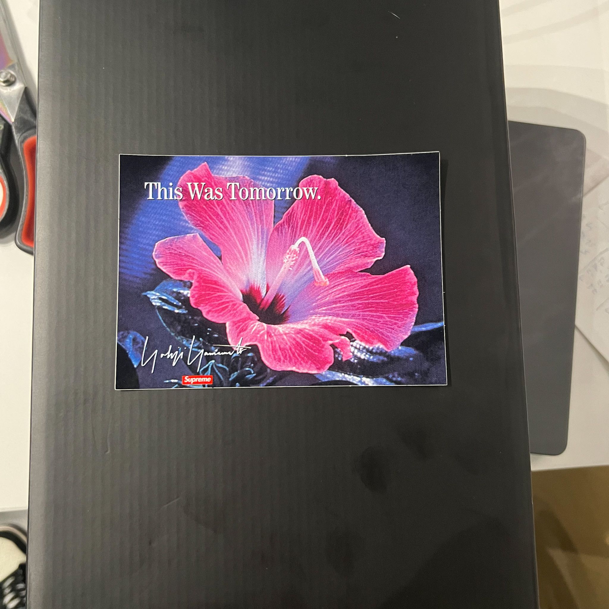 Supreme × Yohji Yamamoto Supreme Yohji Yamamoto This Was Tomorrow Sticker Size ONE SIZE - 2 Thumbnail