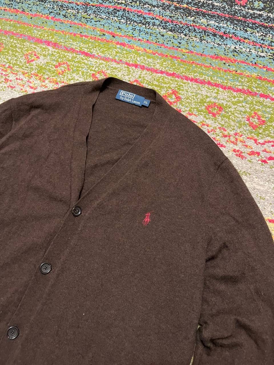 Vintage Polo Ralph Lauren 100% online Wool Cardigan Great Britain Size S Streetwear