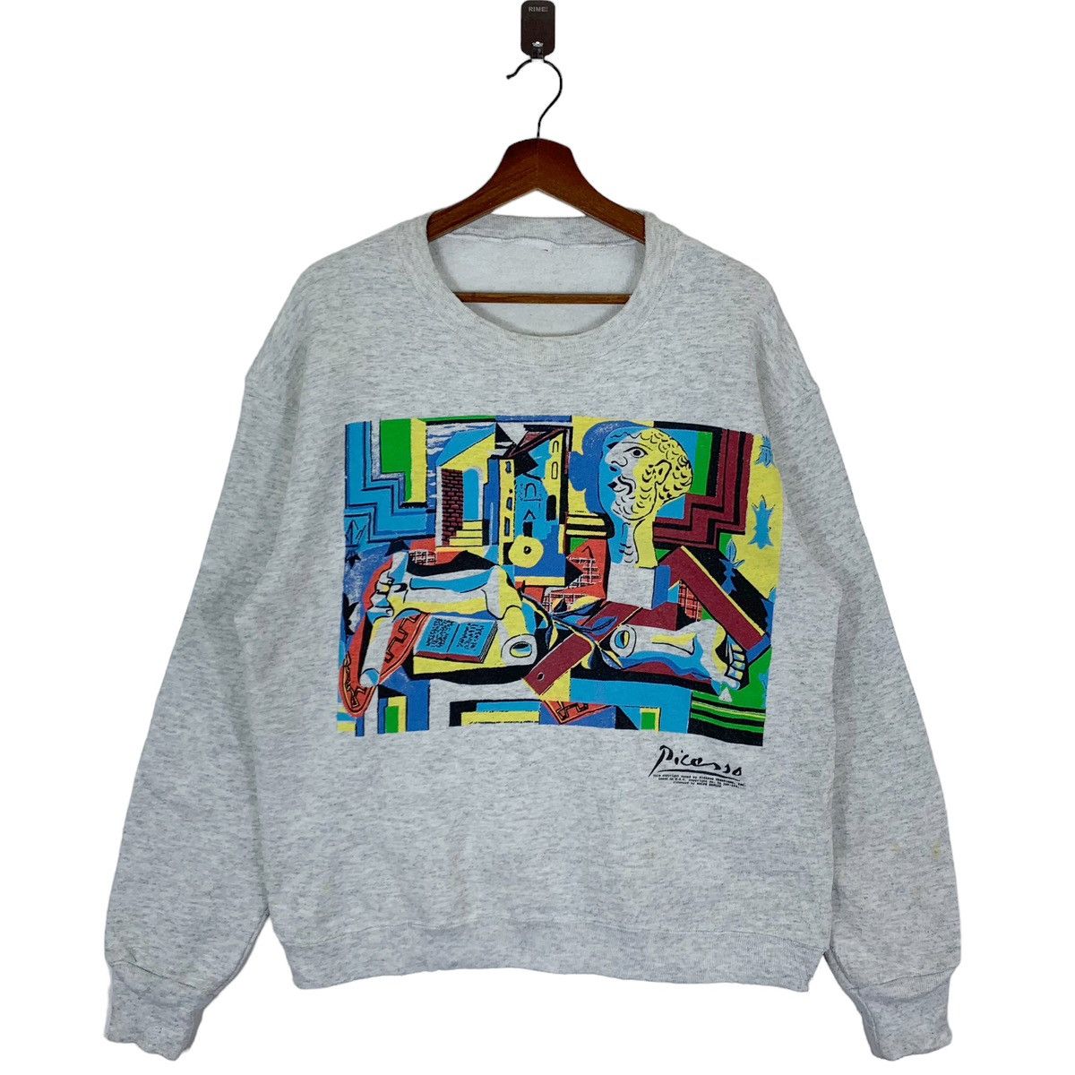 Vintage VINTAGE 90S PABLO PICASSO ART PULLOVER CREWNECK Size US M / EU 48-50 / 2 - 1 Thumbnail