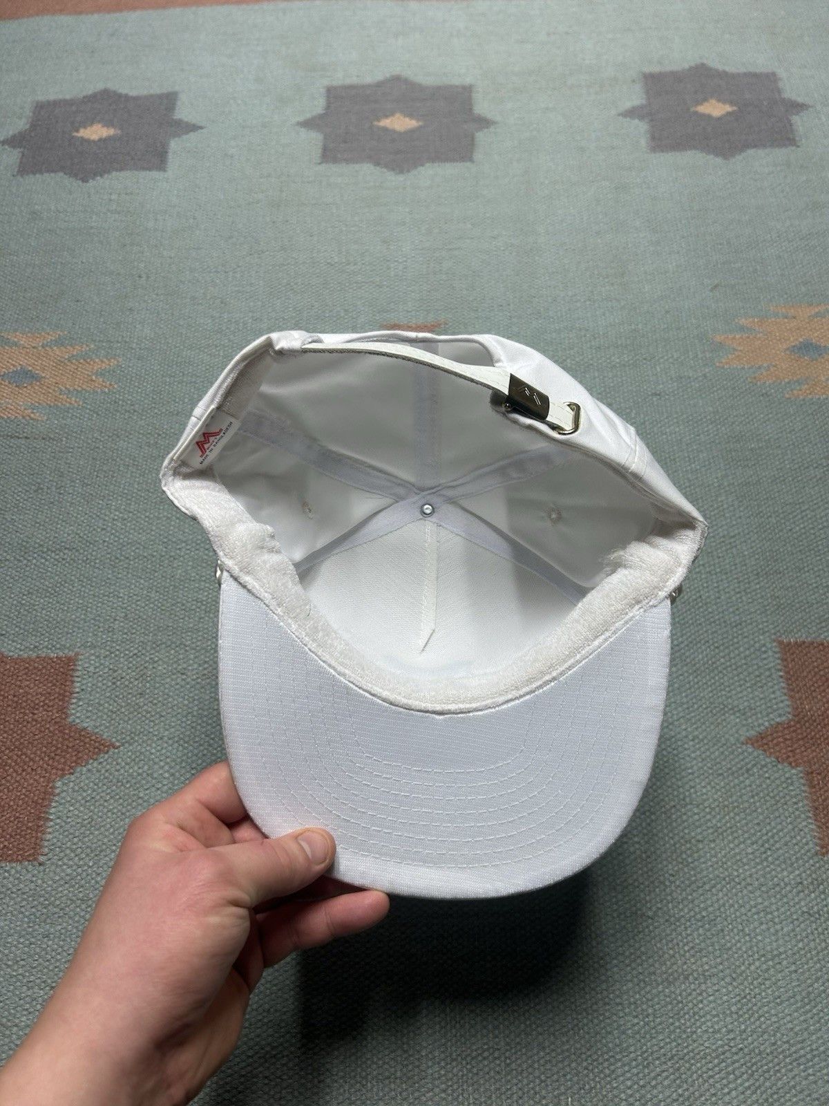 Vintage Vintage 90s strapback hat get your kicks on Route 66 white Size ONE SIZE - 5 Thumbnail