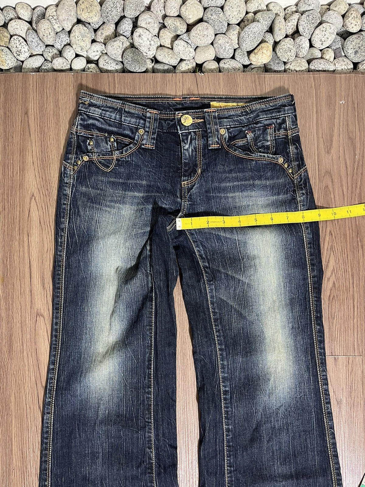 Edwin × If Six Was Nine × Tornado Mart Edwin x Something tribal emboirdery flare lowrise denim Size US 27 - 14 Thumbnail