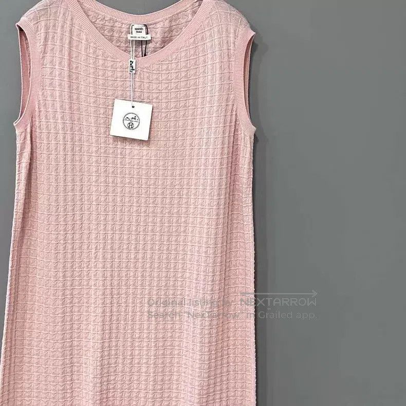 Hermes Hermes Light Pink Sleeveless Dress Size XXS / US 00 / IT 34 - 2 Thumbnail