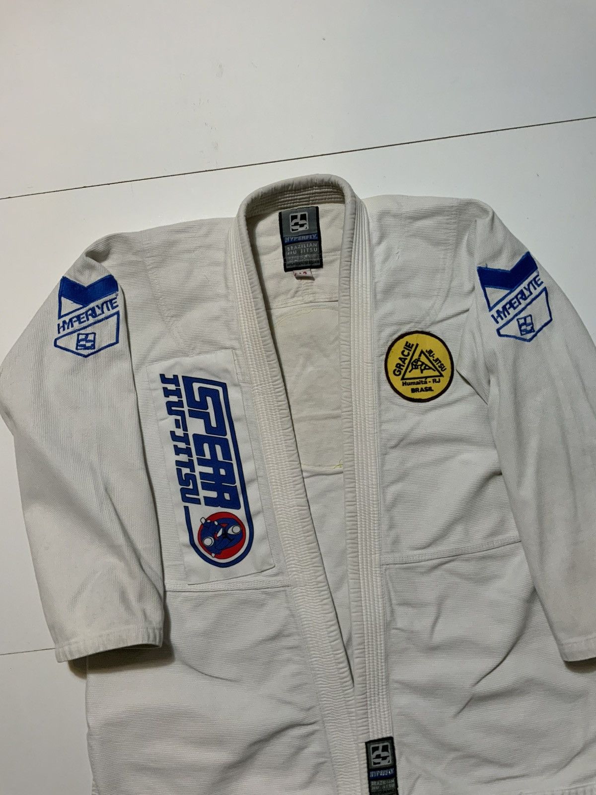 Other Hyperfly Gracie Jiu Jitsu Humaita Brazil Gi Kimono Jacket Size US L / EU 52-54 / 3 - 3 Thumbnail