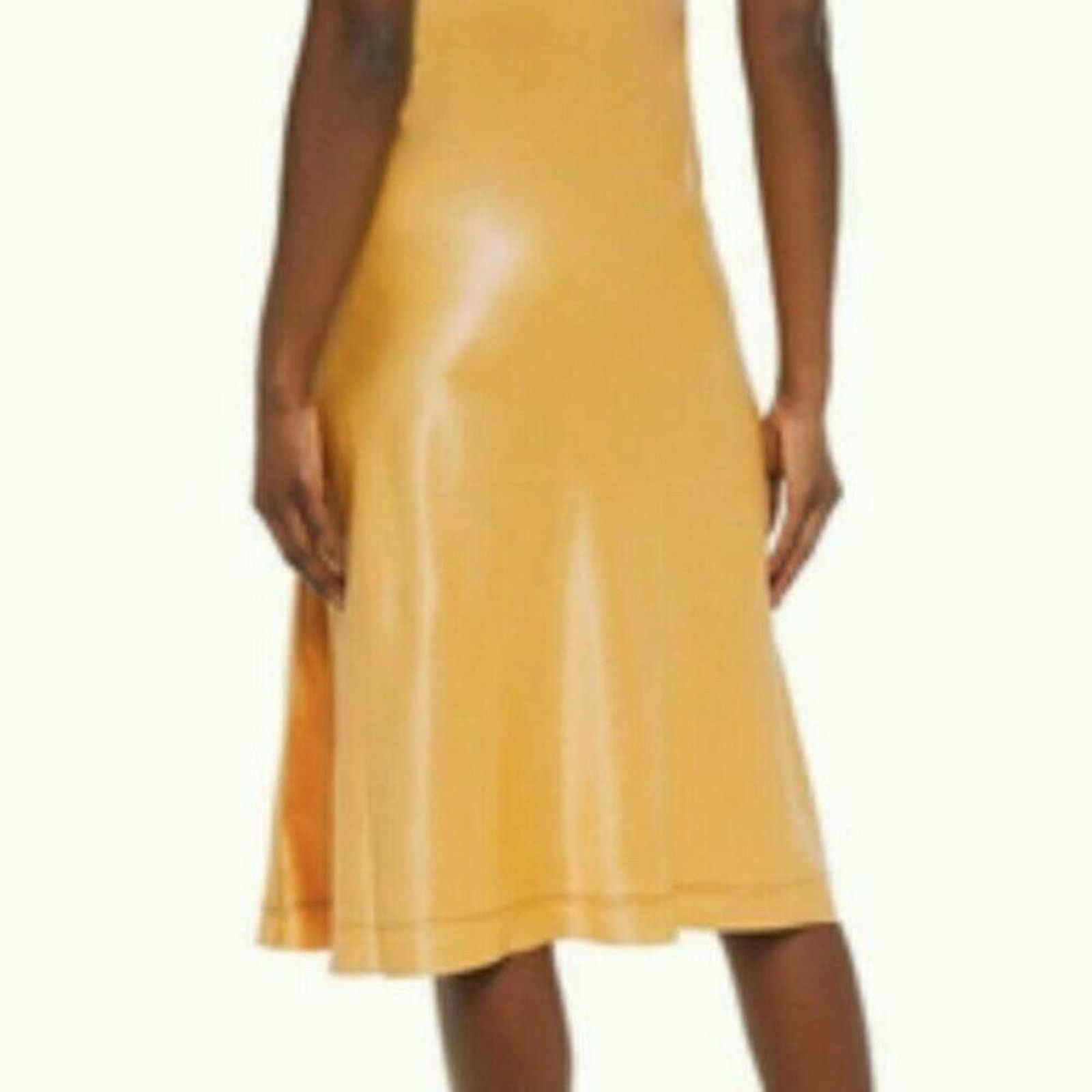 Acne Studios Acne Studios Satin slip dress Gold US 10 Size L / US 10 / IT 46 - 9 Thumbnail